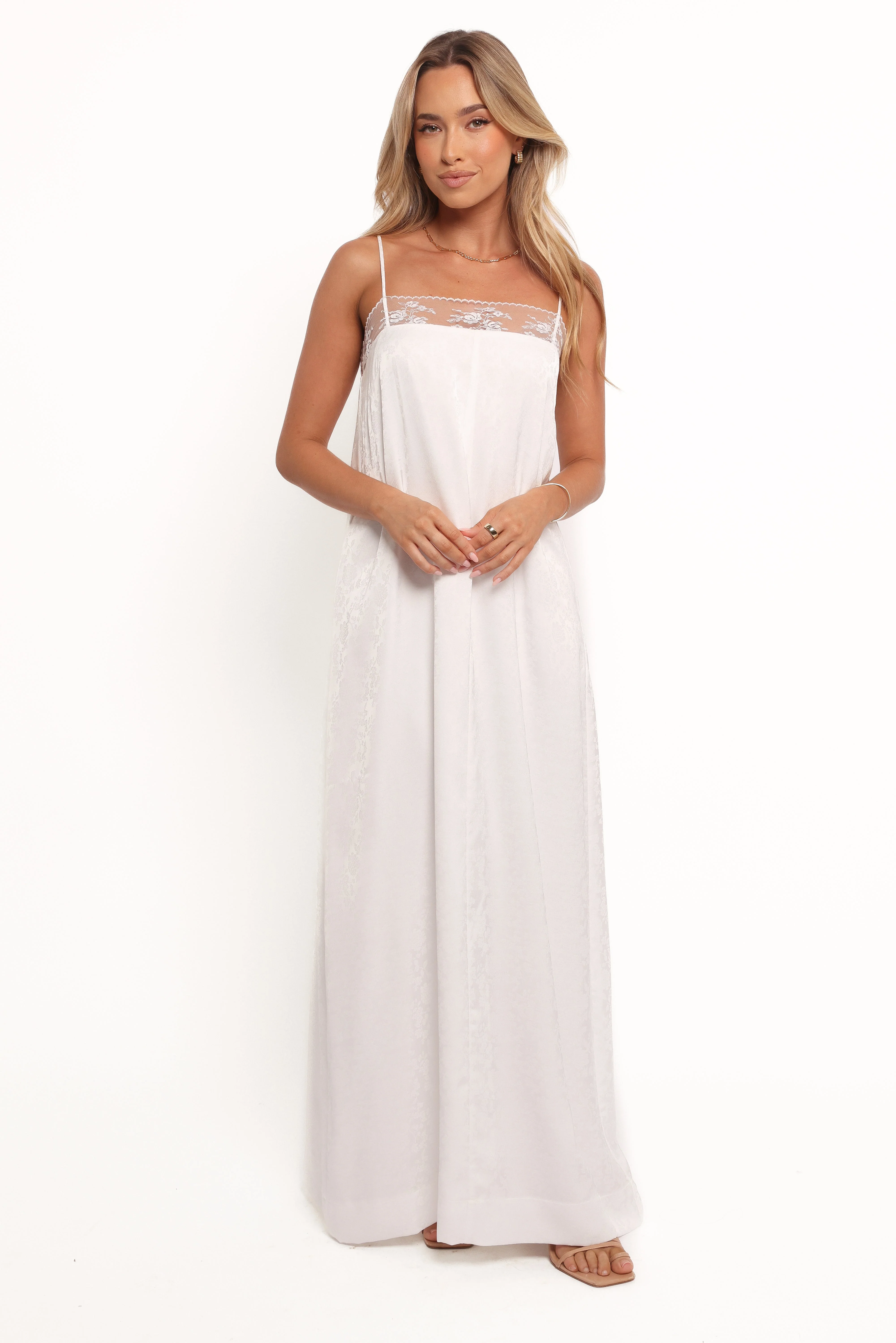 Alisha Maxi Dress - White - Image 3