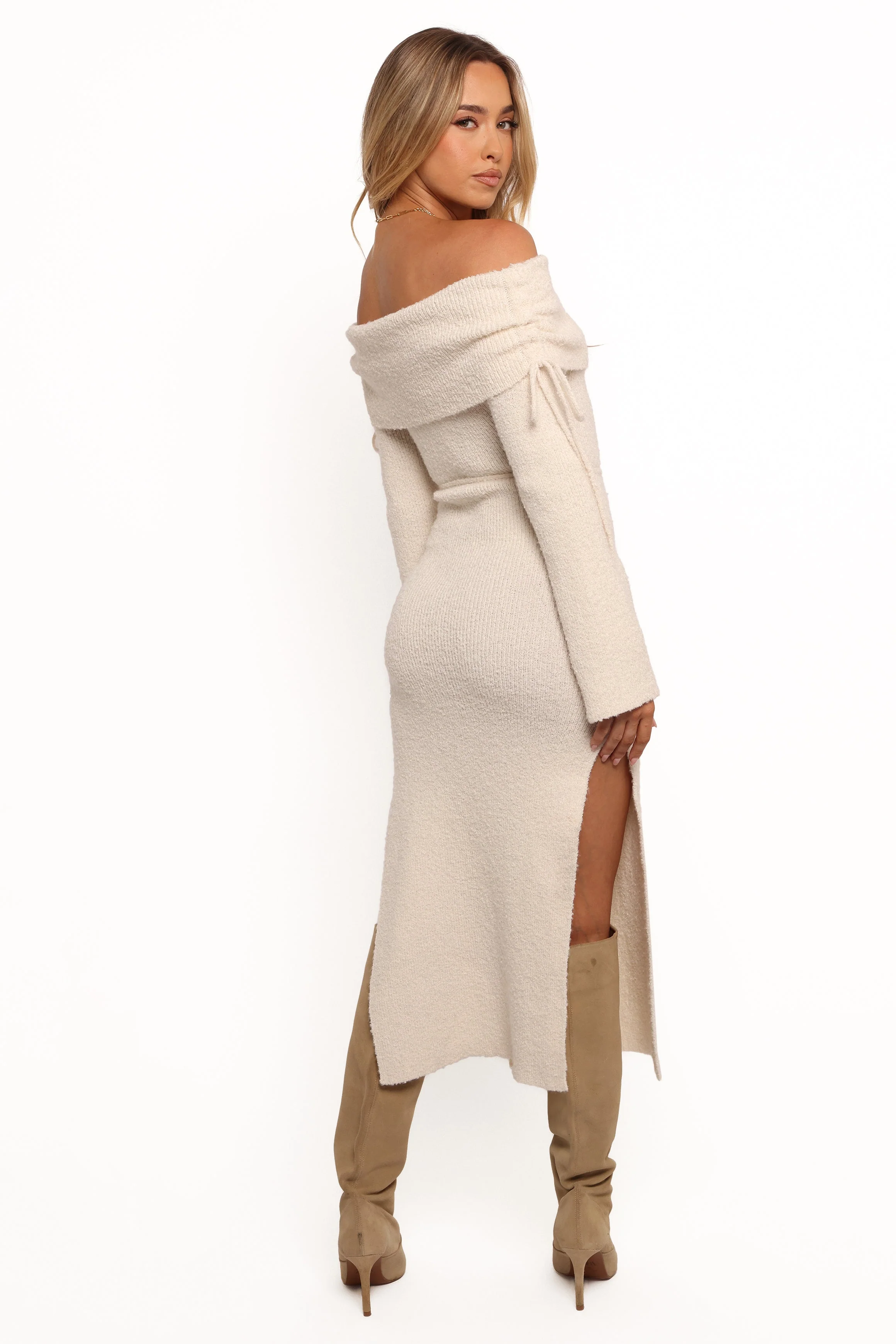 Annabelle Midi Dress - White - Image 6