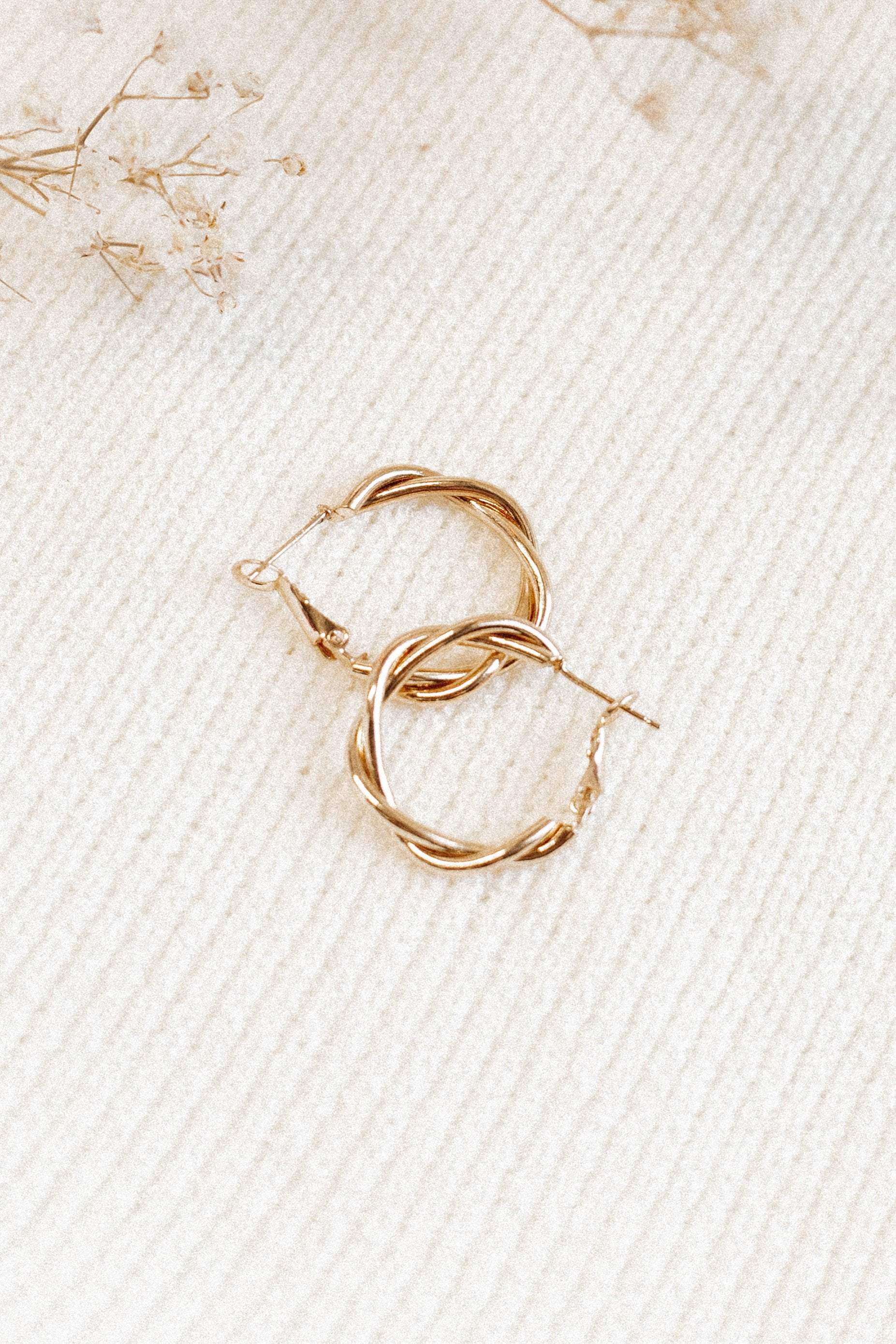 Armina Earrings - Gold - Image 3