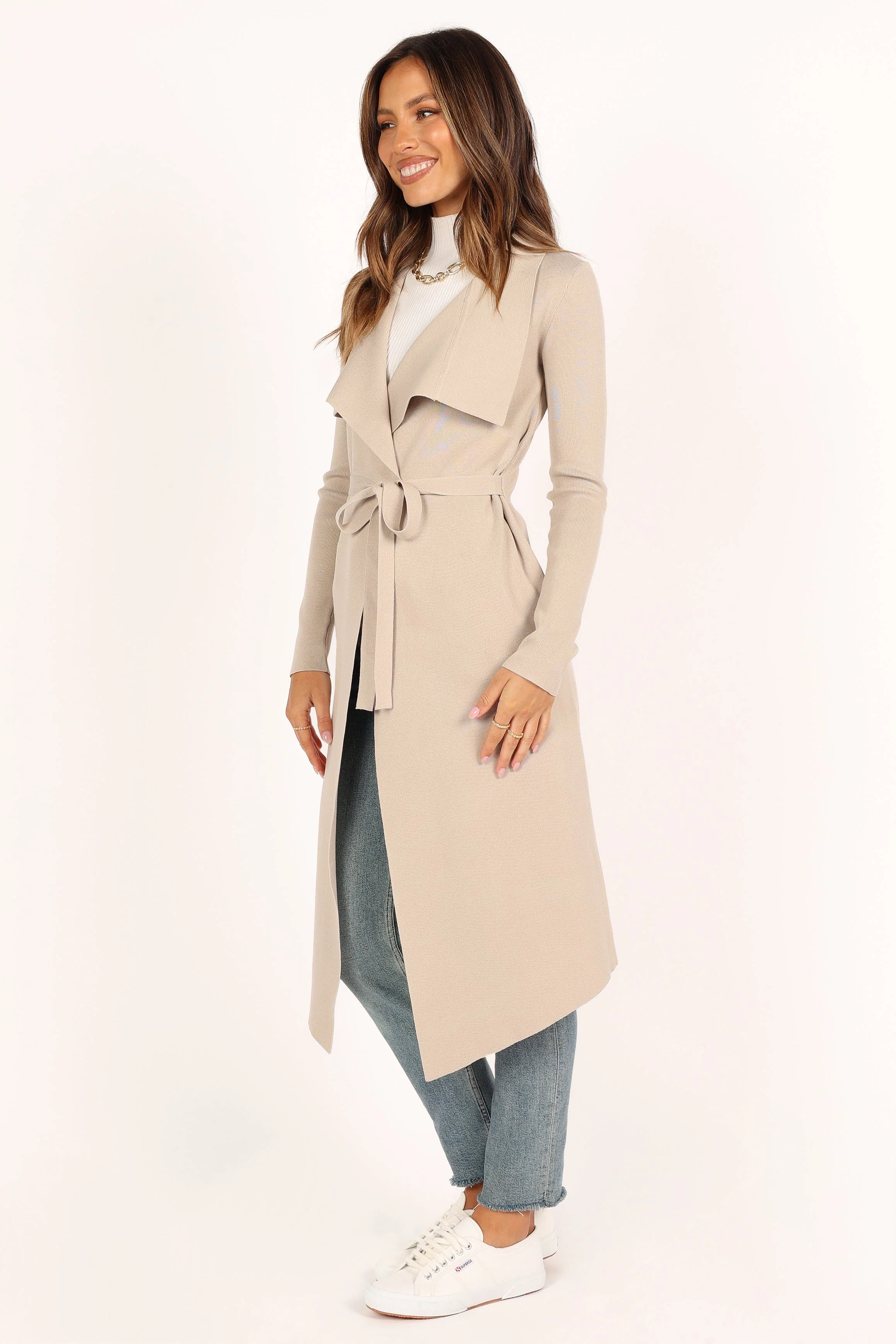 Audrina Cardigan - Stone - Image 4