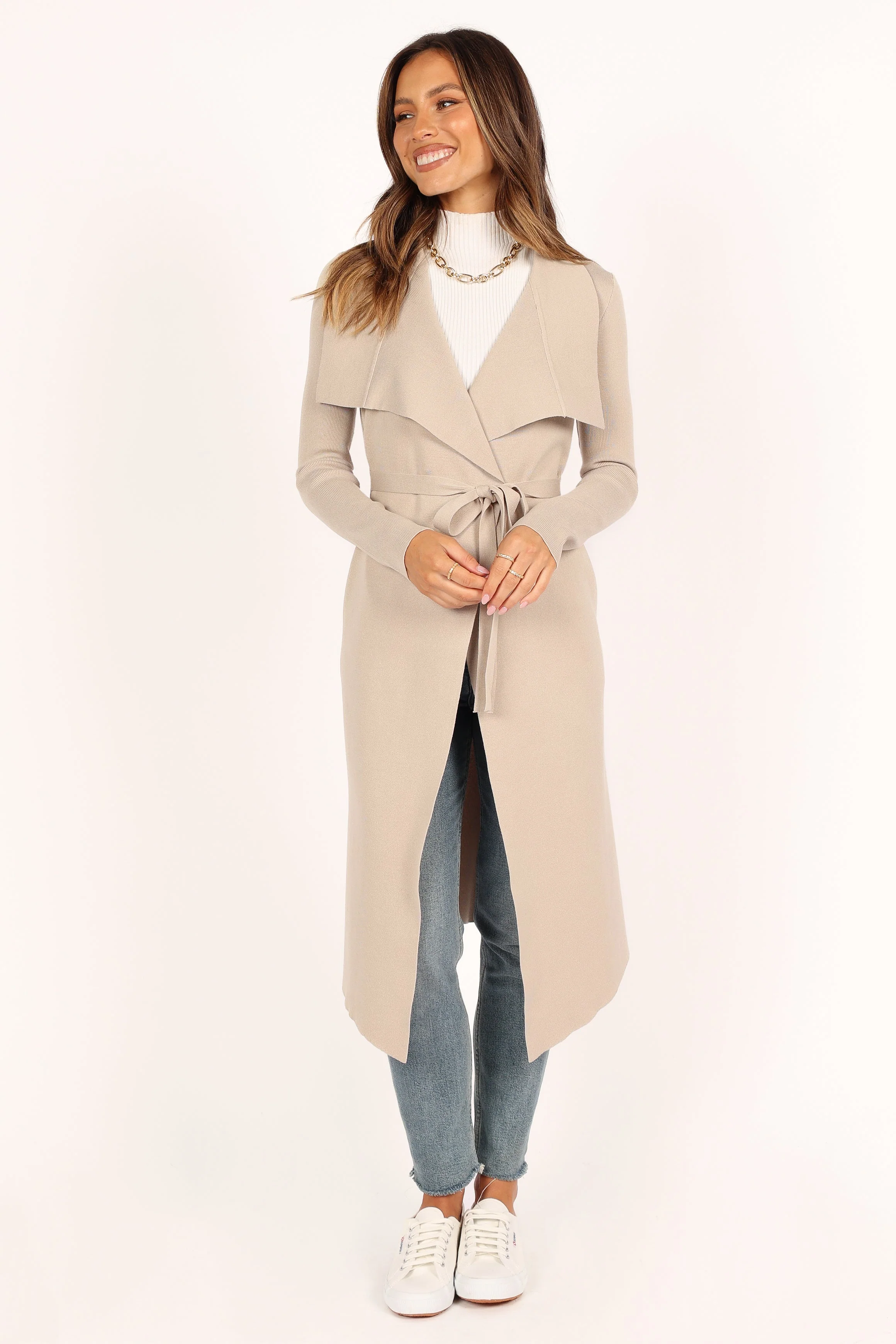 Audrina Cardigan - Stone - Image 7