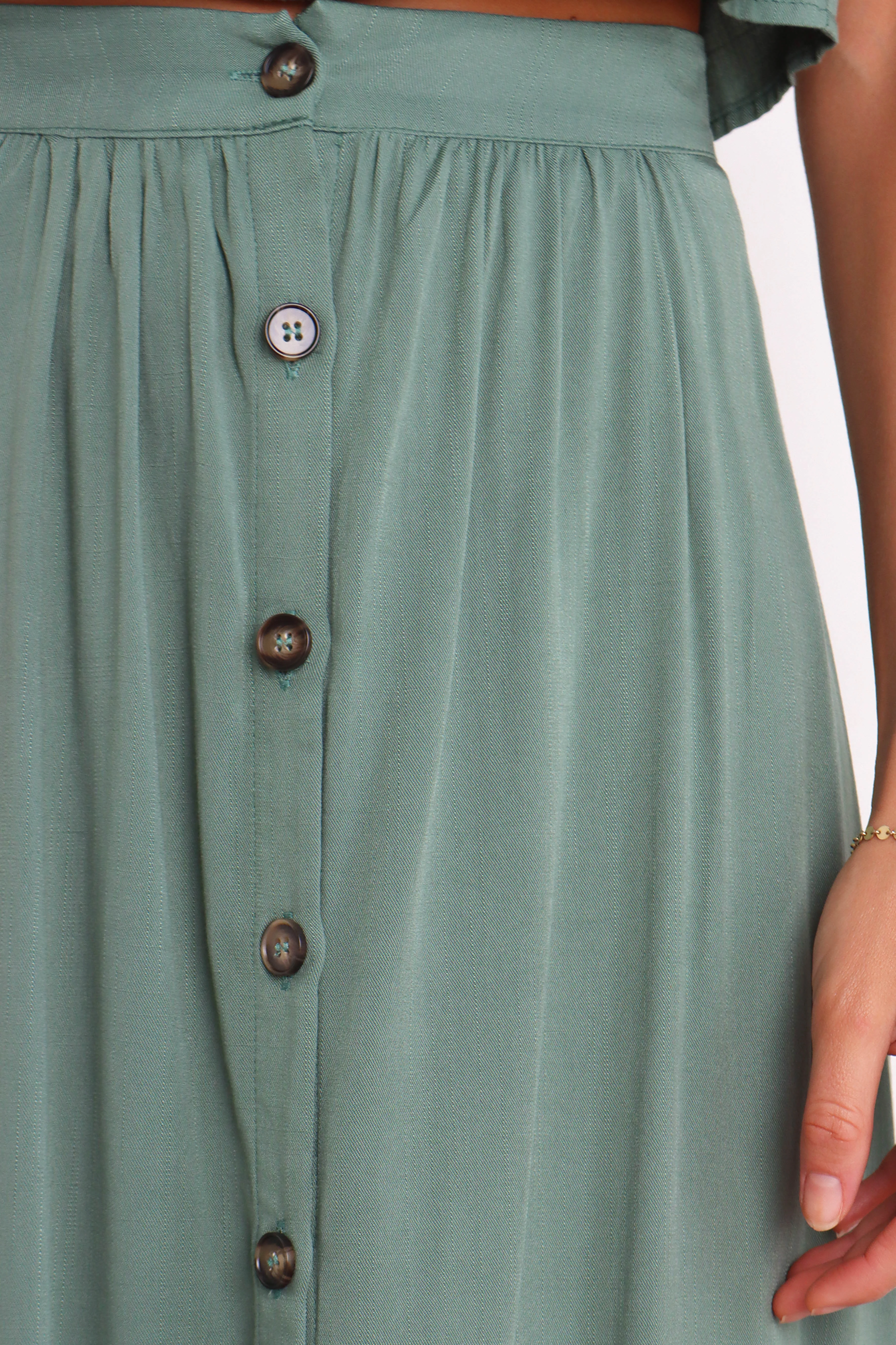 Ava Skirt - Green - Image 7