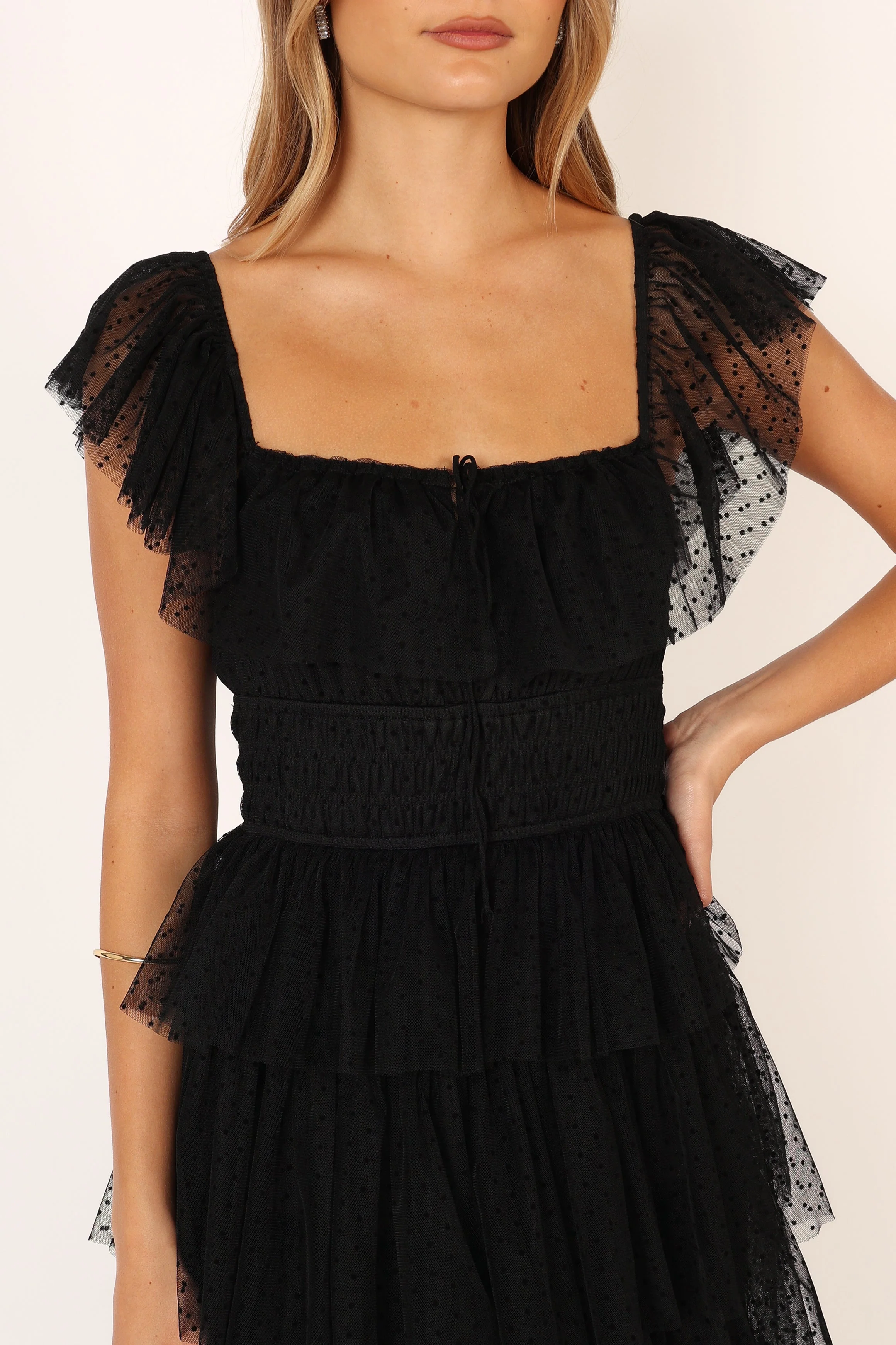 Belle Maxi Dress - Black - Image 11