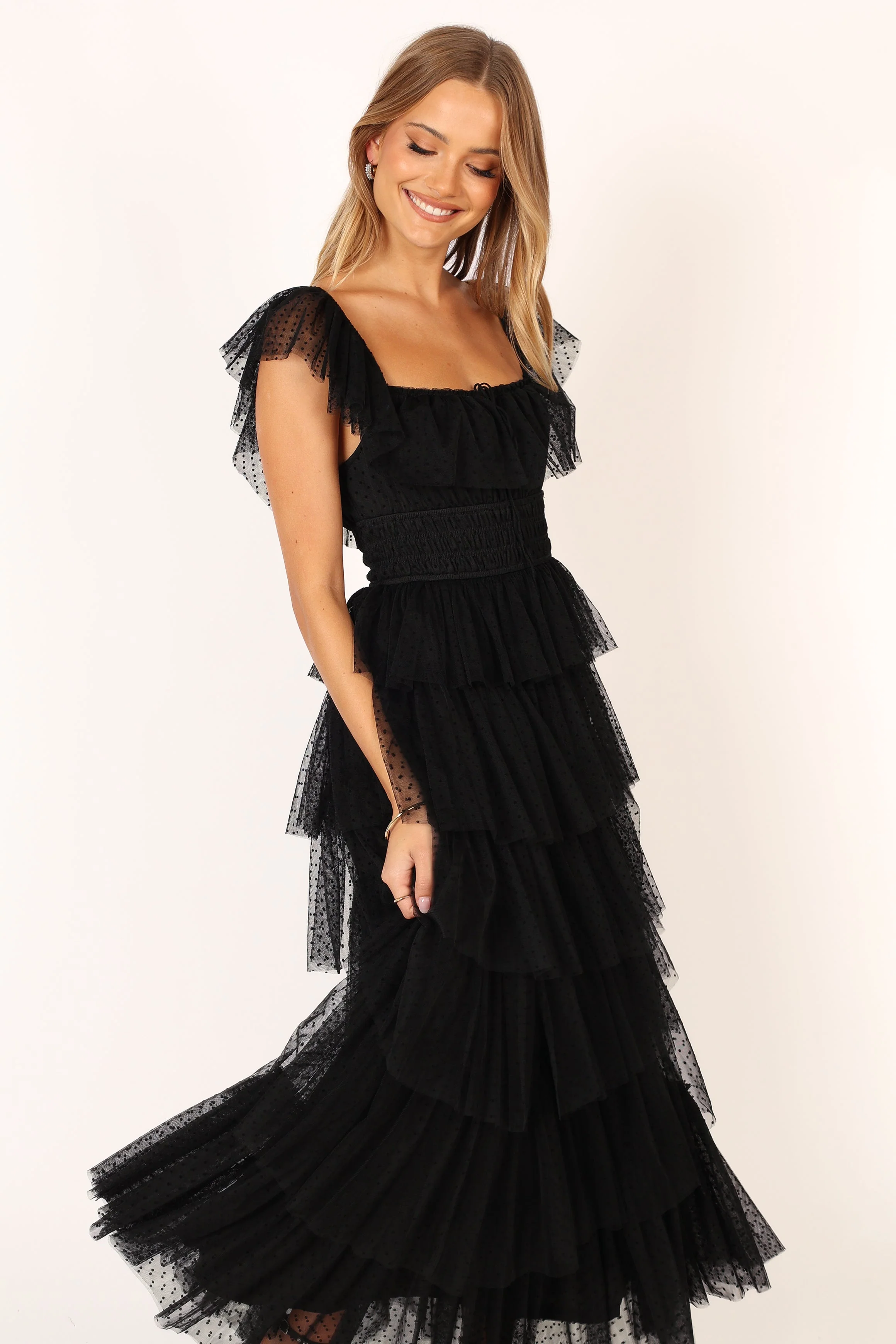 Belle Maxi Dress - Black - Image 9