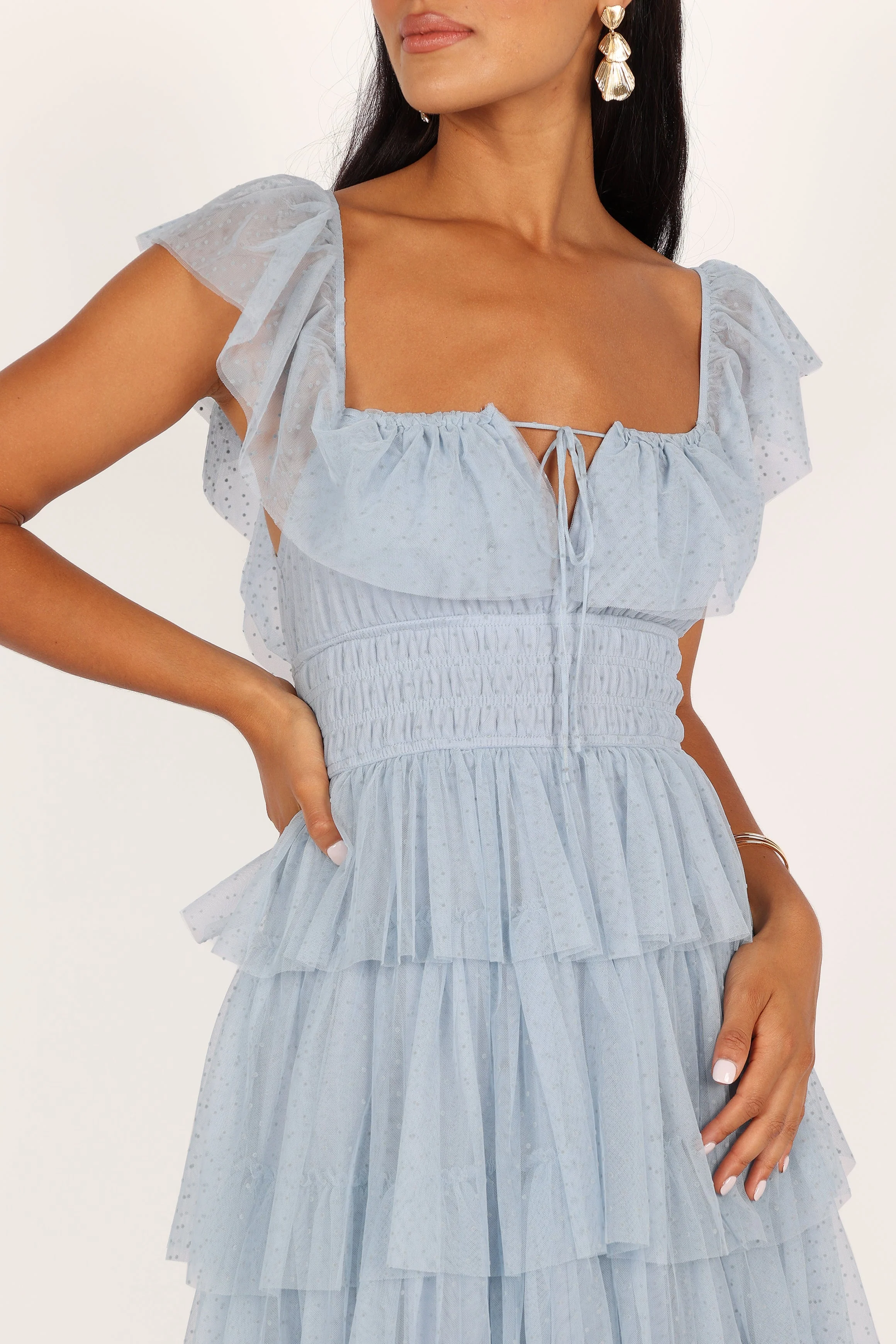 Belle Maxi Dress - Blue - Image 8