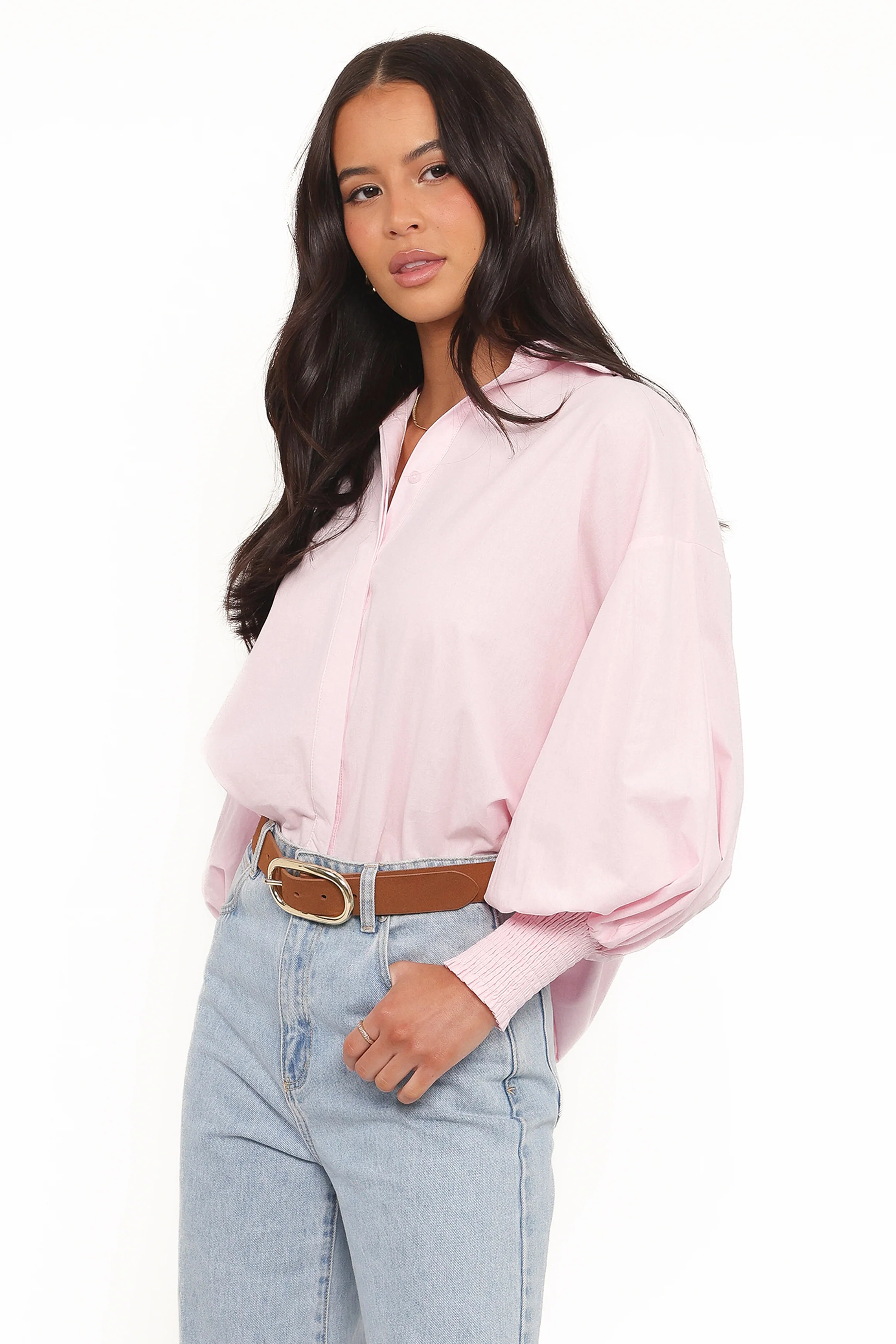 Carys Shirt - Pale Pink - Image 4