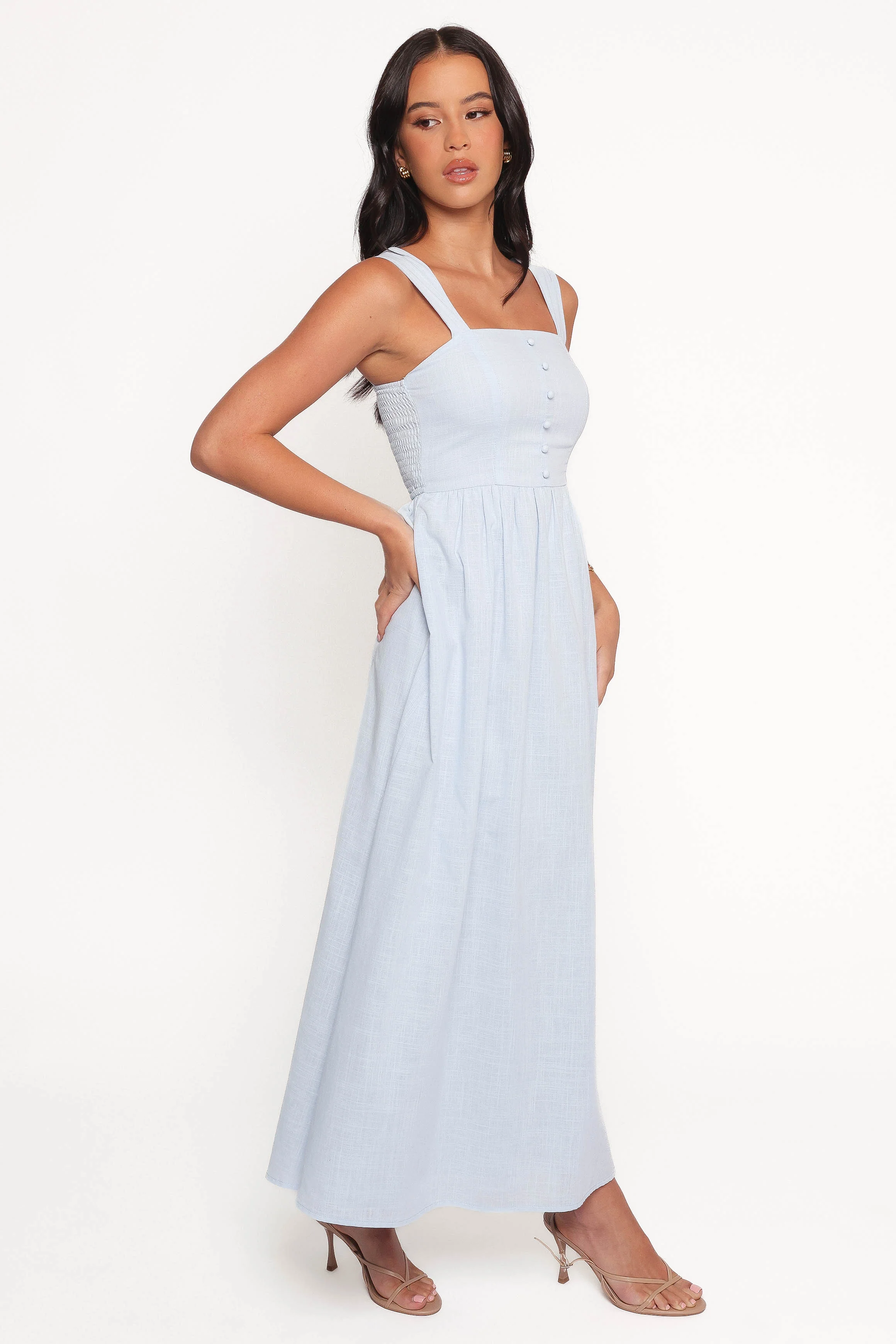 Caty Maxi Dress - Pale Blue - Image 6