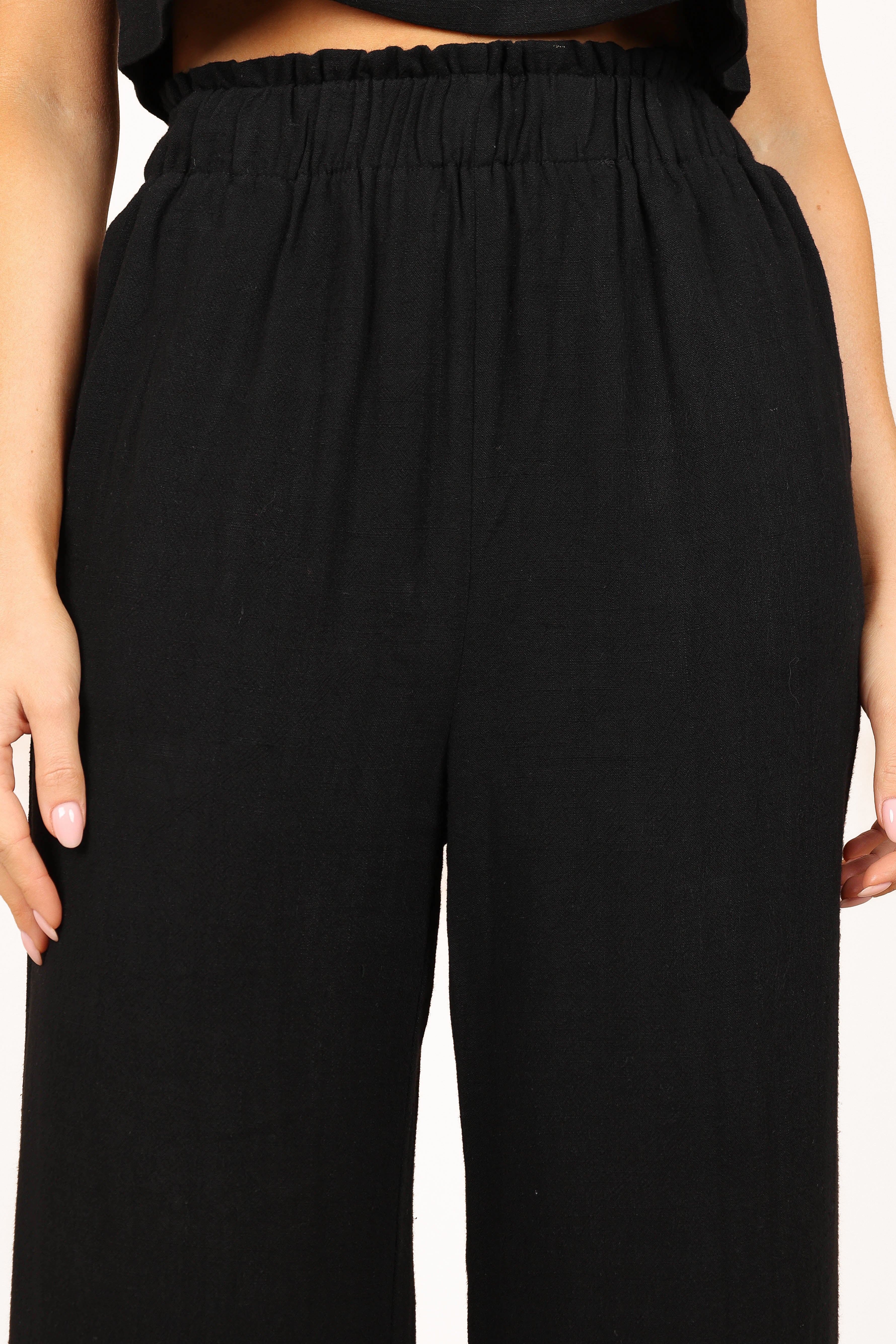 Eleanor High Waisted Pants - Black - Image 6