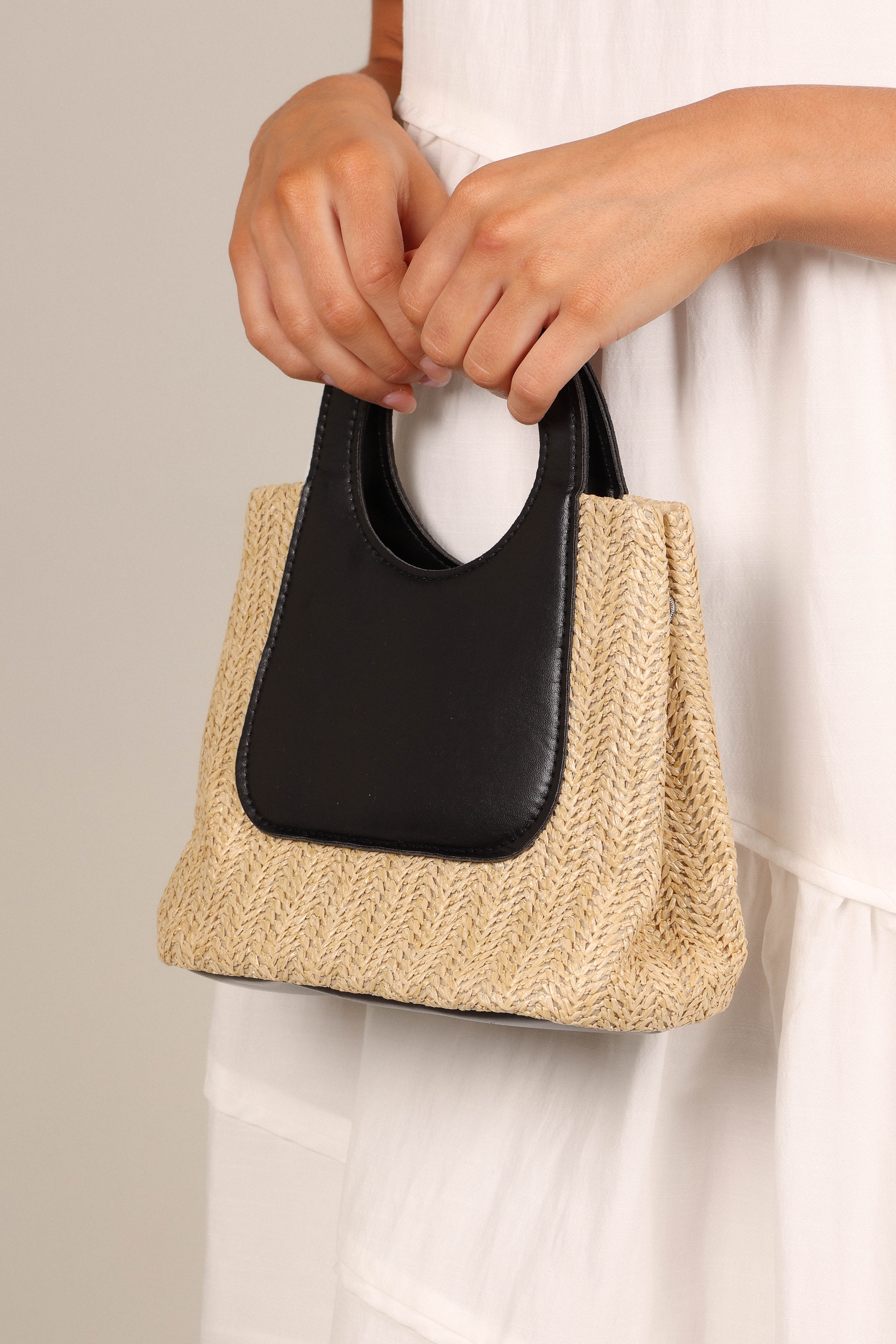 Hannah Bag - Natural/Black - Image 6