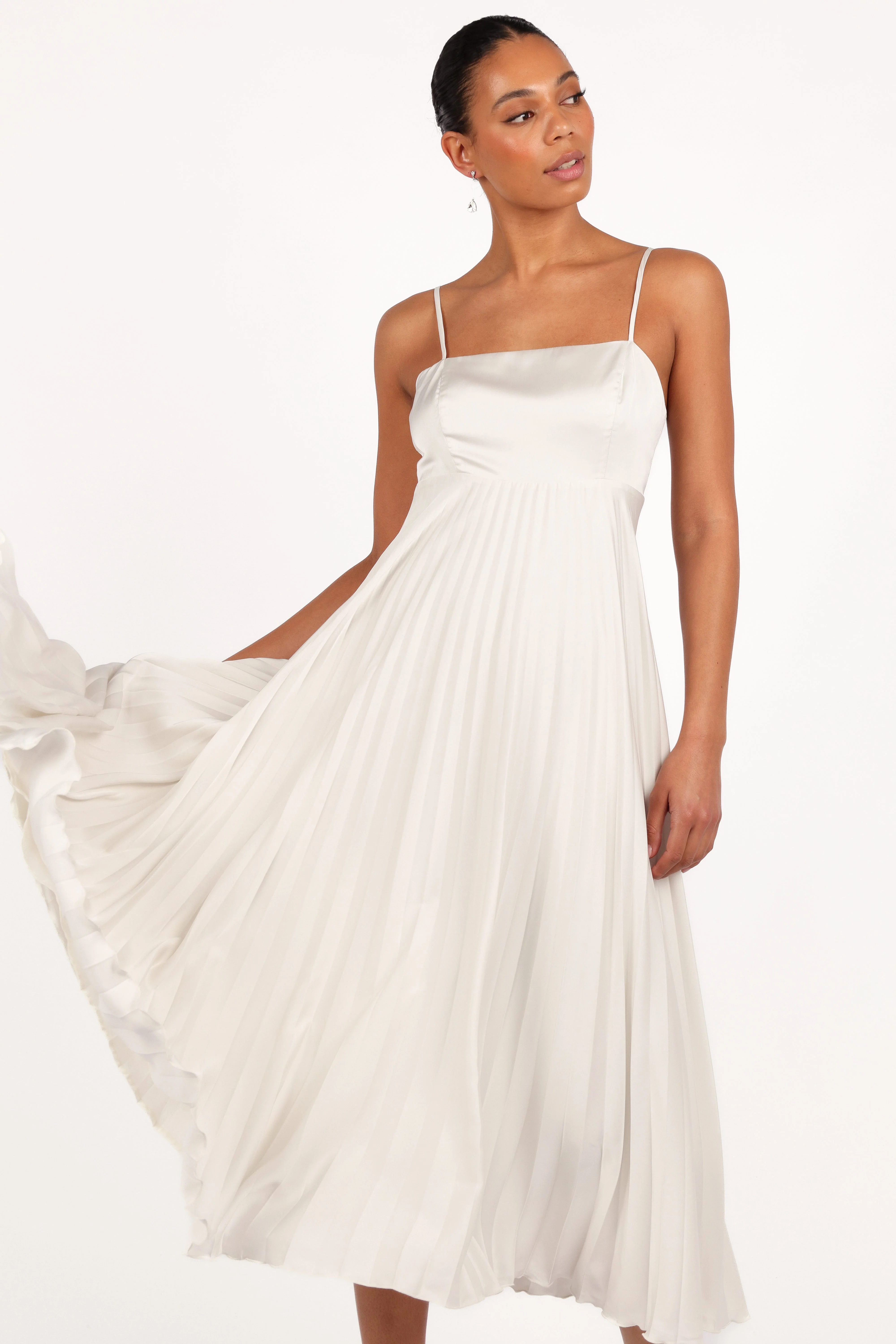 Keegan Maxi Dress - White - Image 3