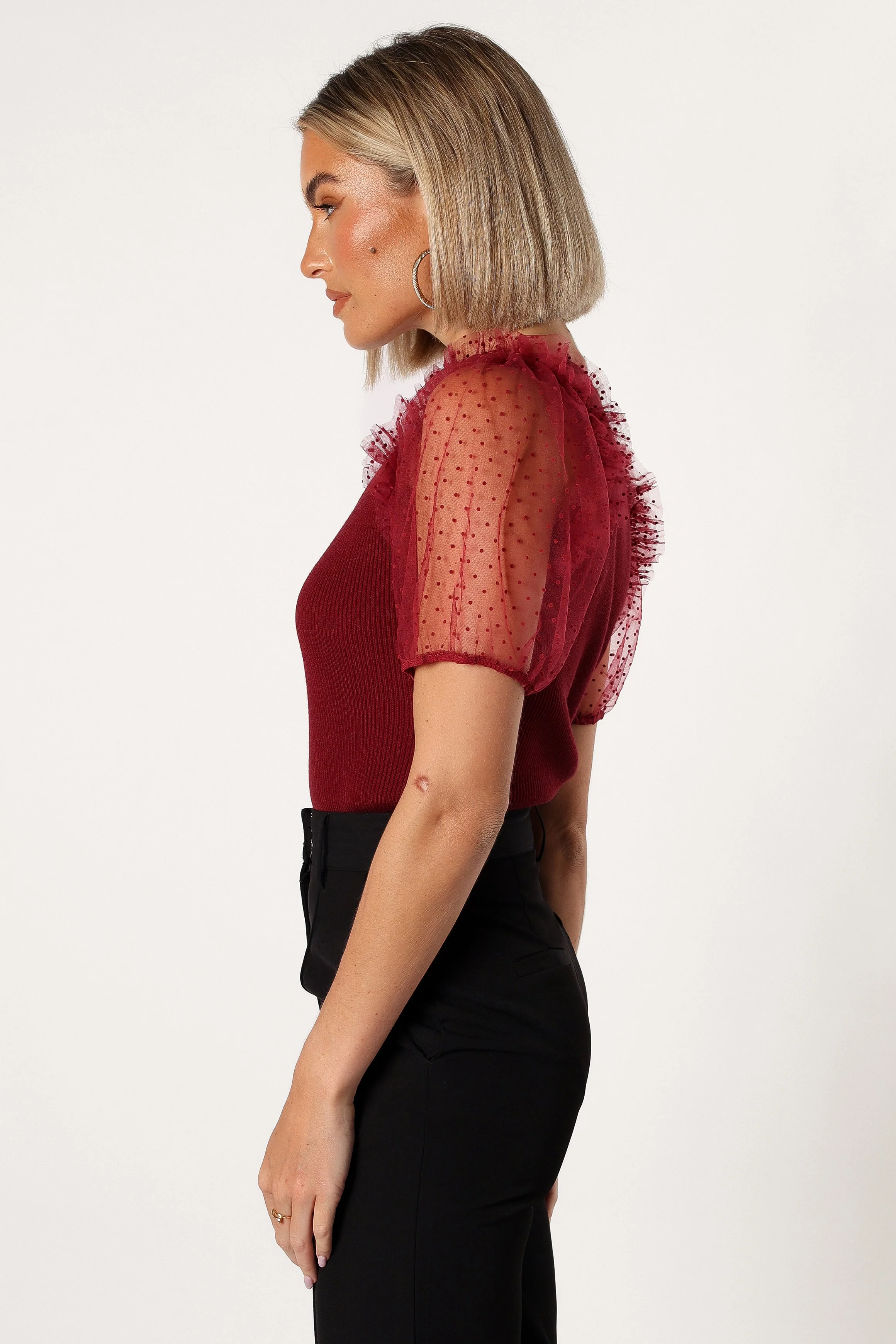 Kristen Bodysuit - Burgundy - Image 3