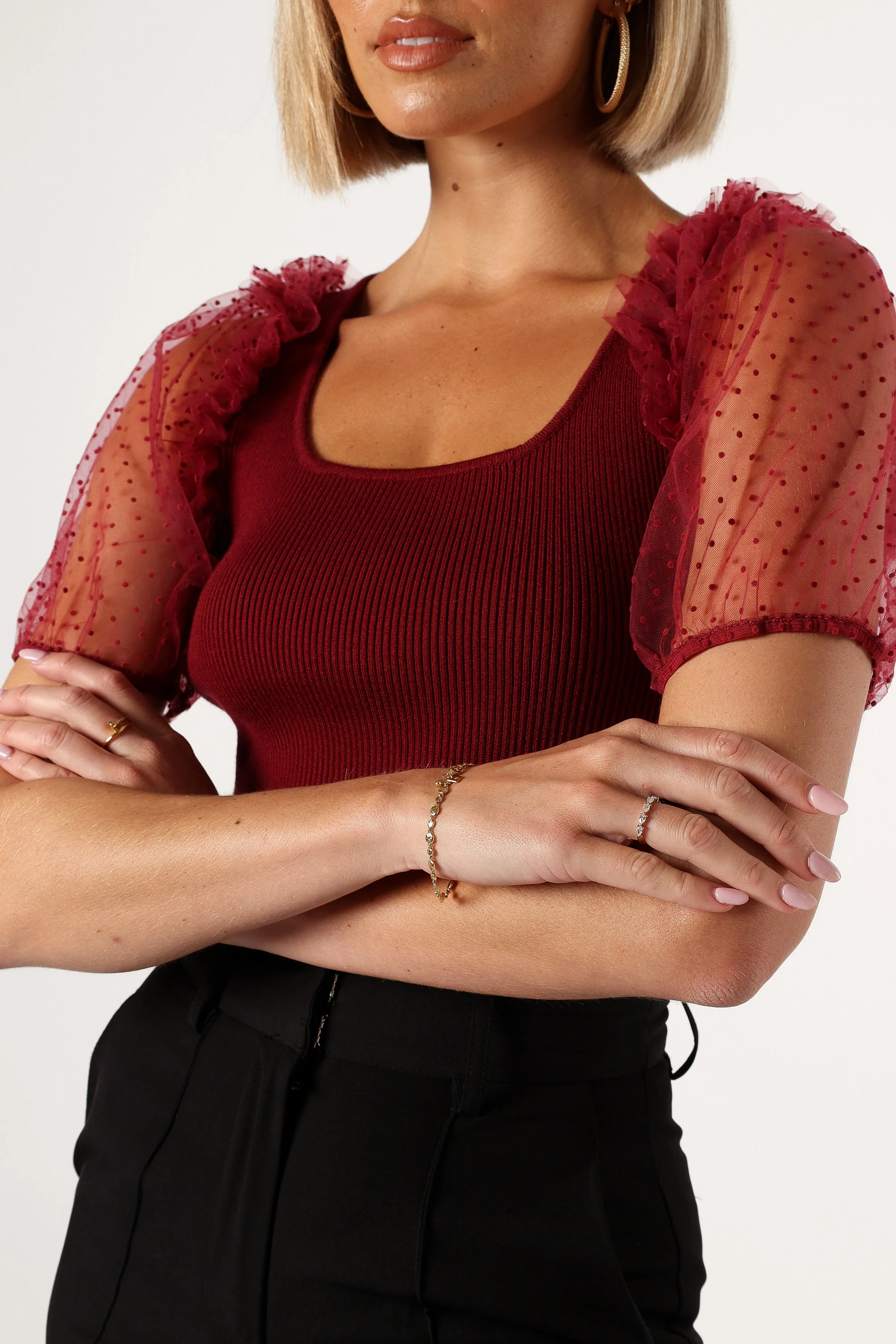 Kristen Bodysuit - Burgundy - Image 7