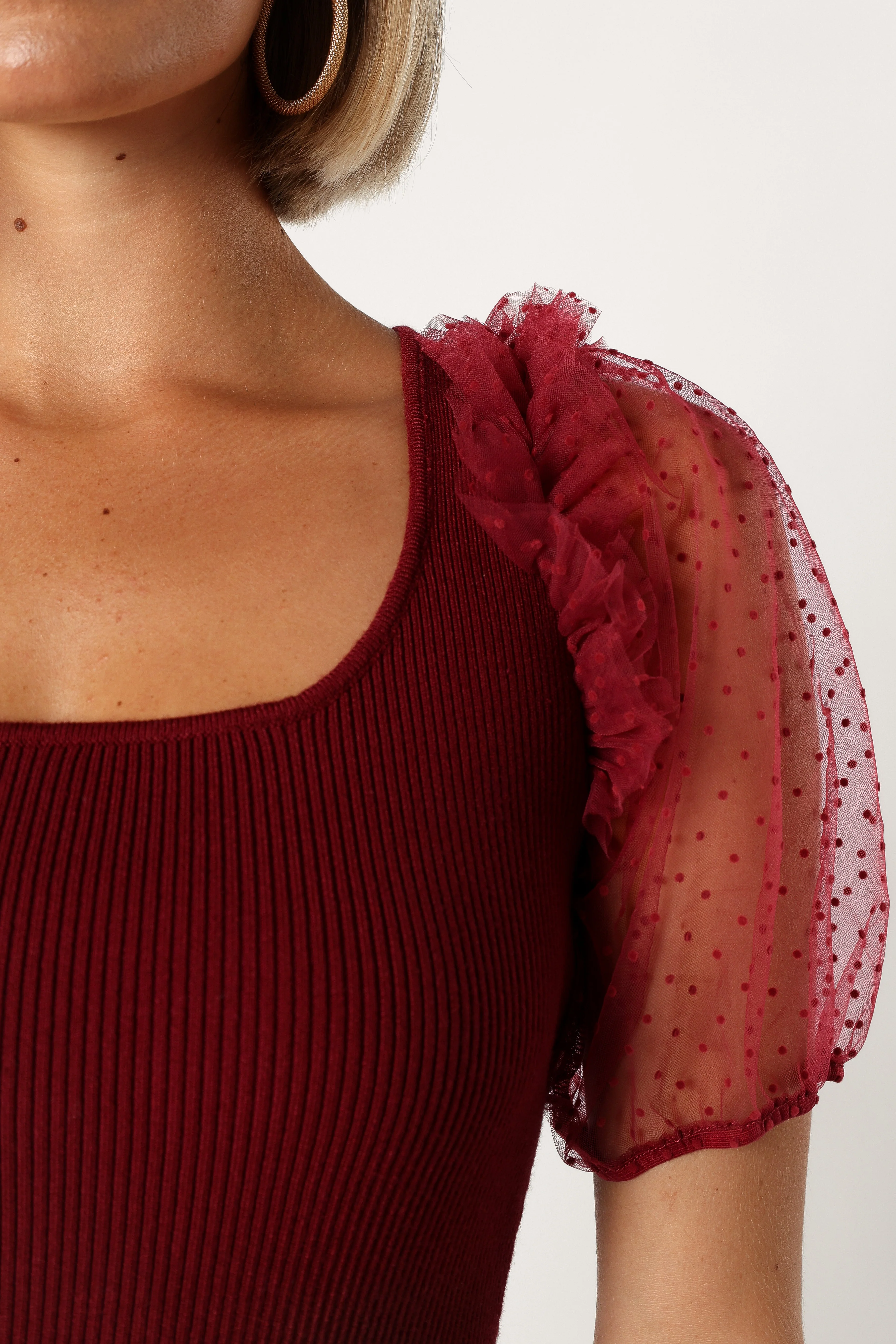 Kristen Bodysuit - Burgundy - Image 8