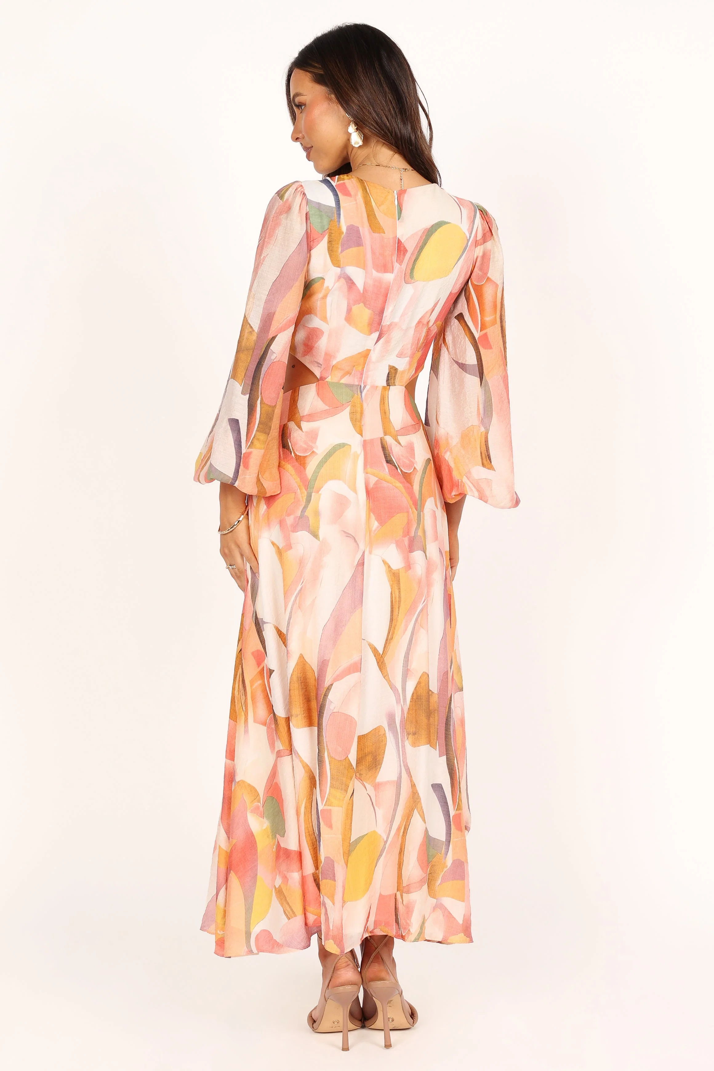 Laquin Long Sleeve Maxi Dress - Pink - Image 6