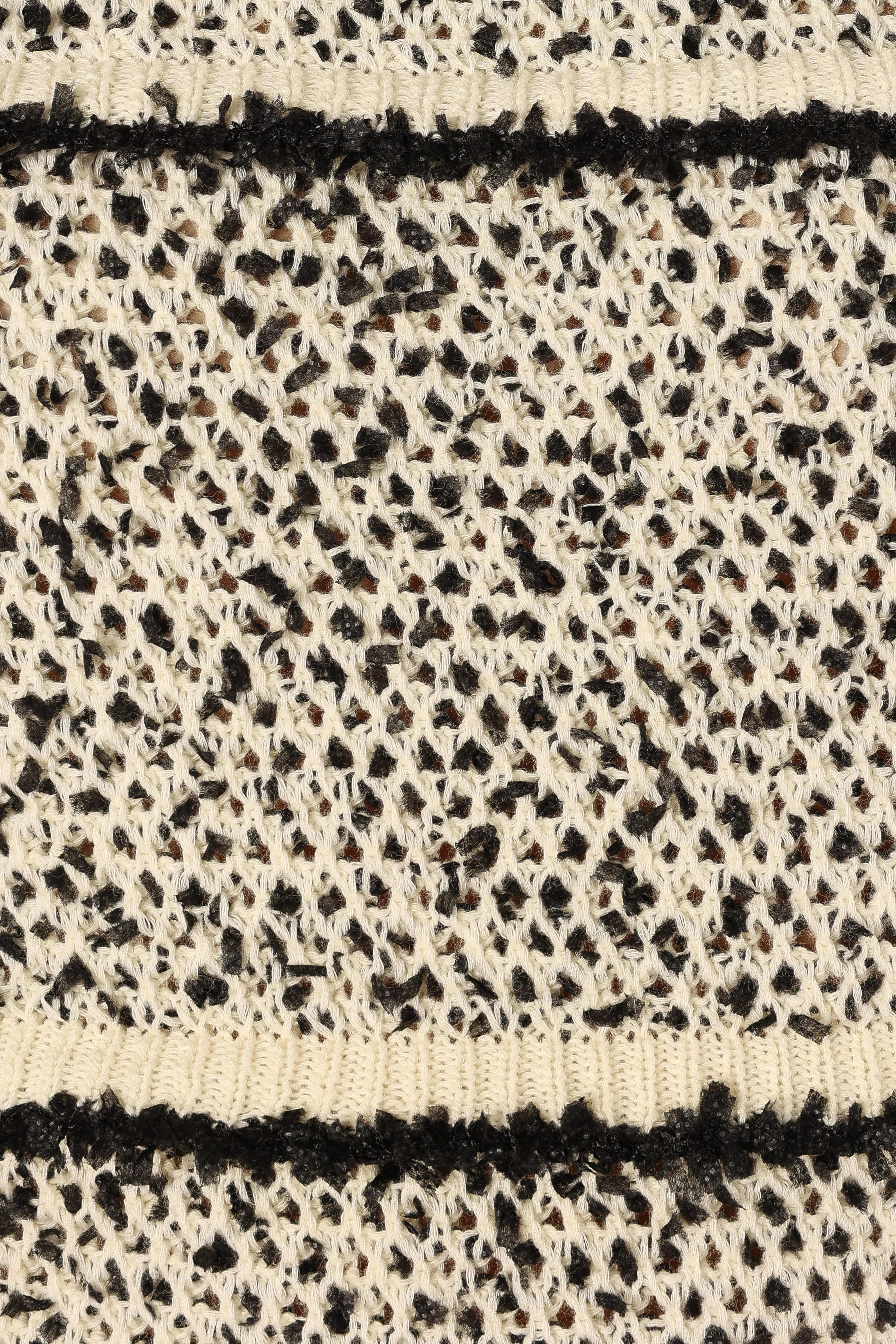 Lydia Knit Top - Ivory Black - Image 7