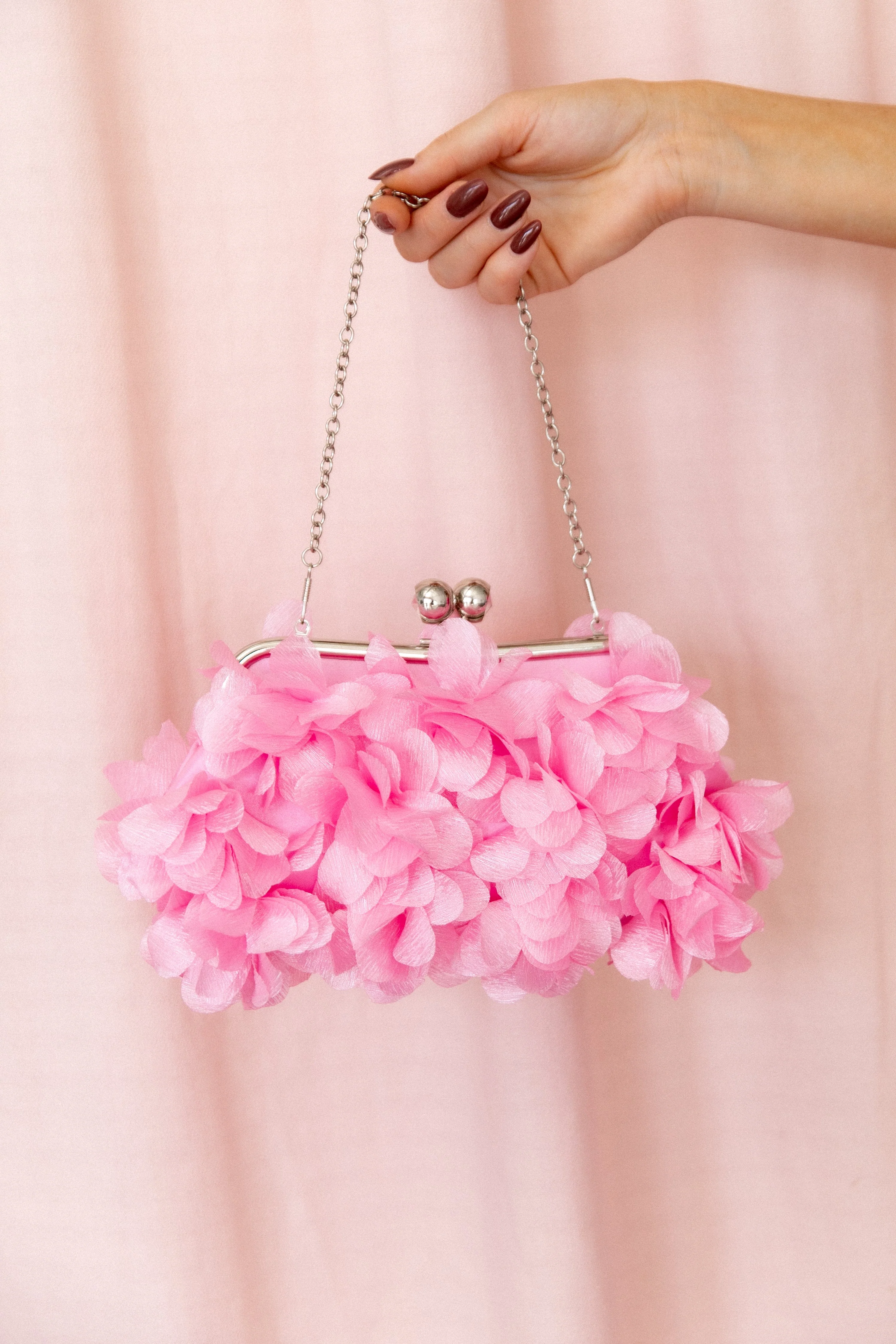 Mon Amour Floral Clutch - Pink - Image 3