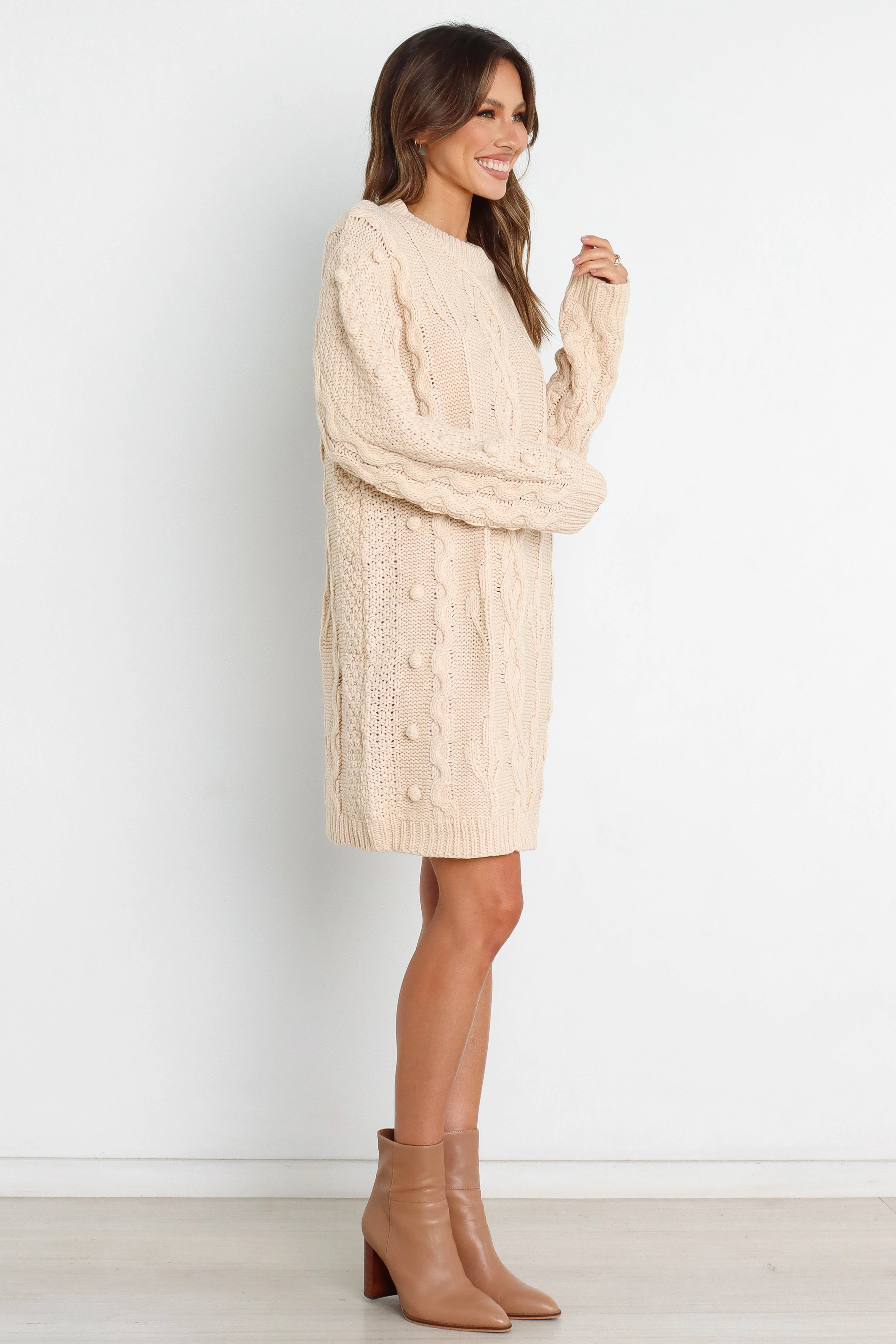 Mona Dress - Cream - Image 10