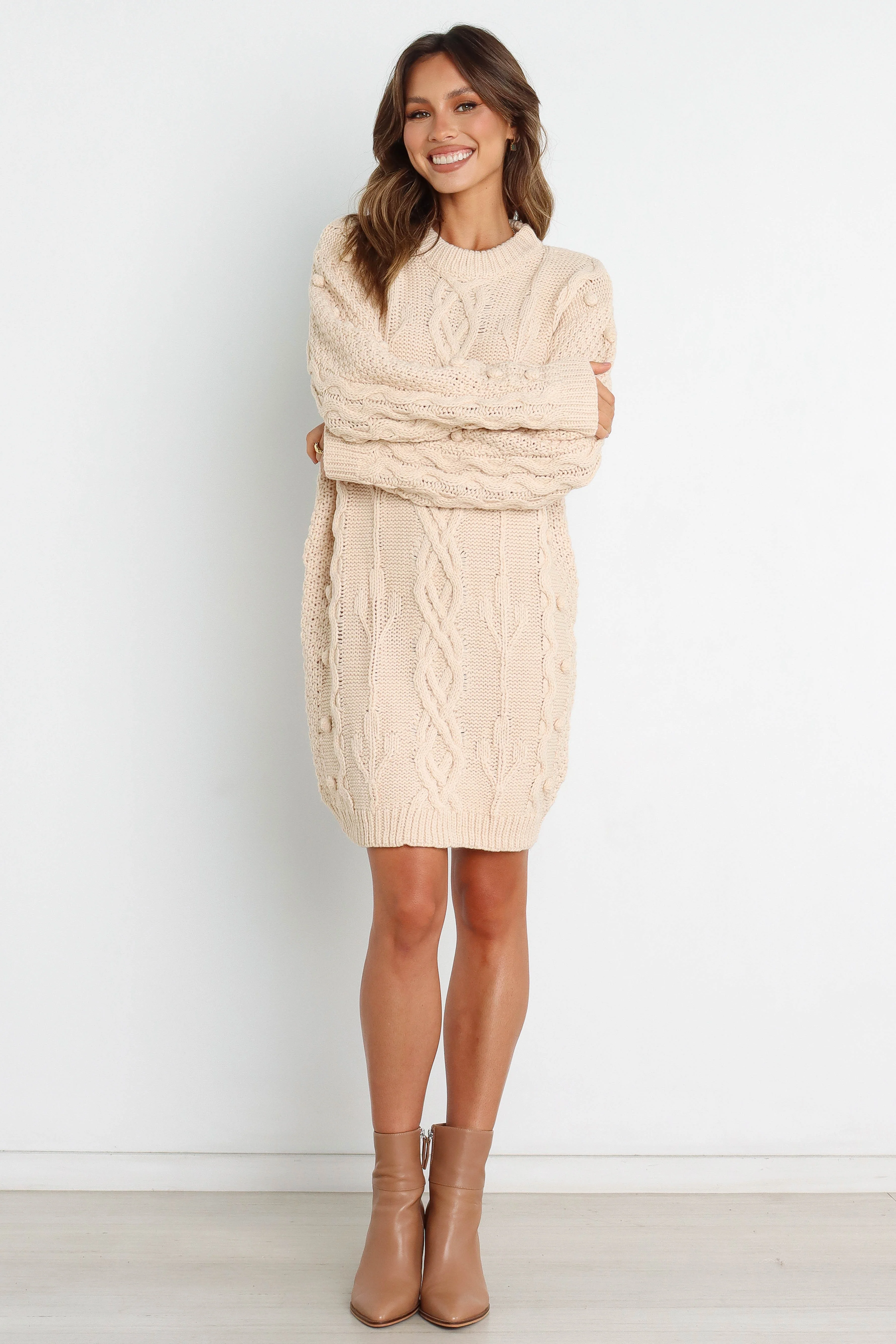 Mona Dress - Cream - Image 4