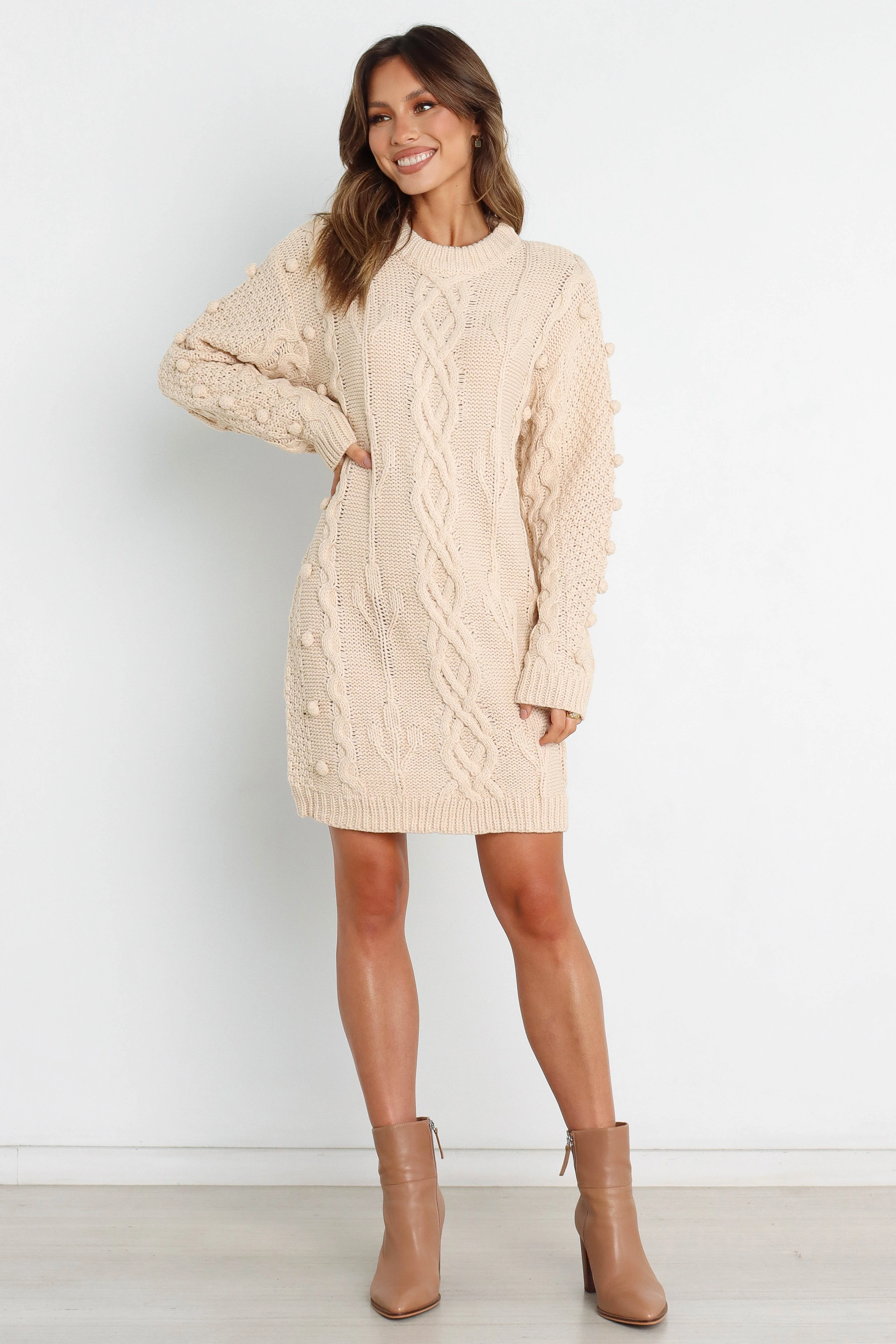 Mona Dress - Cream - Image 5