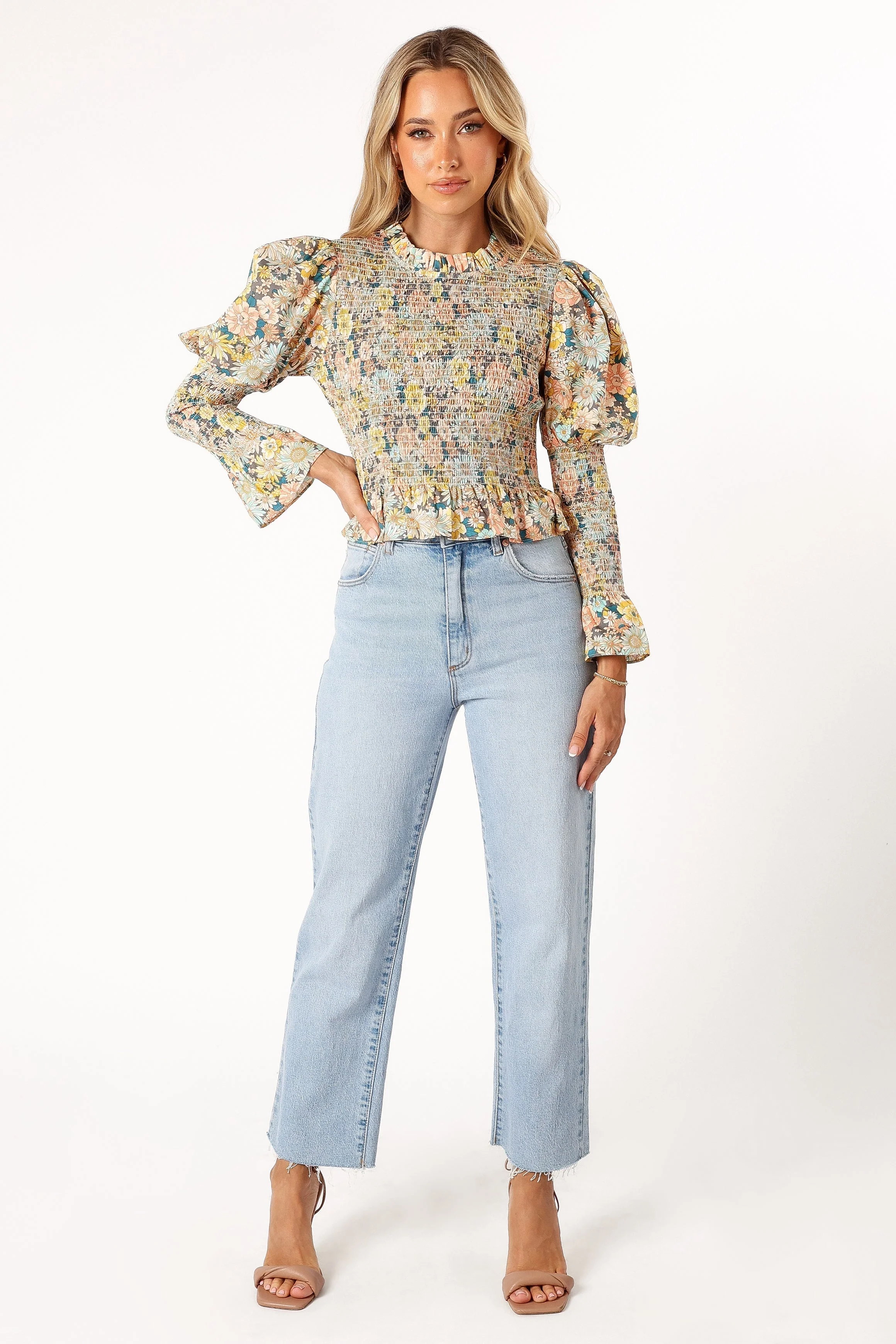 Novah Long Sleeve Top - Floral - Image 8