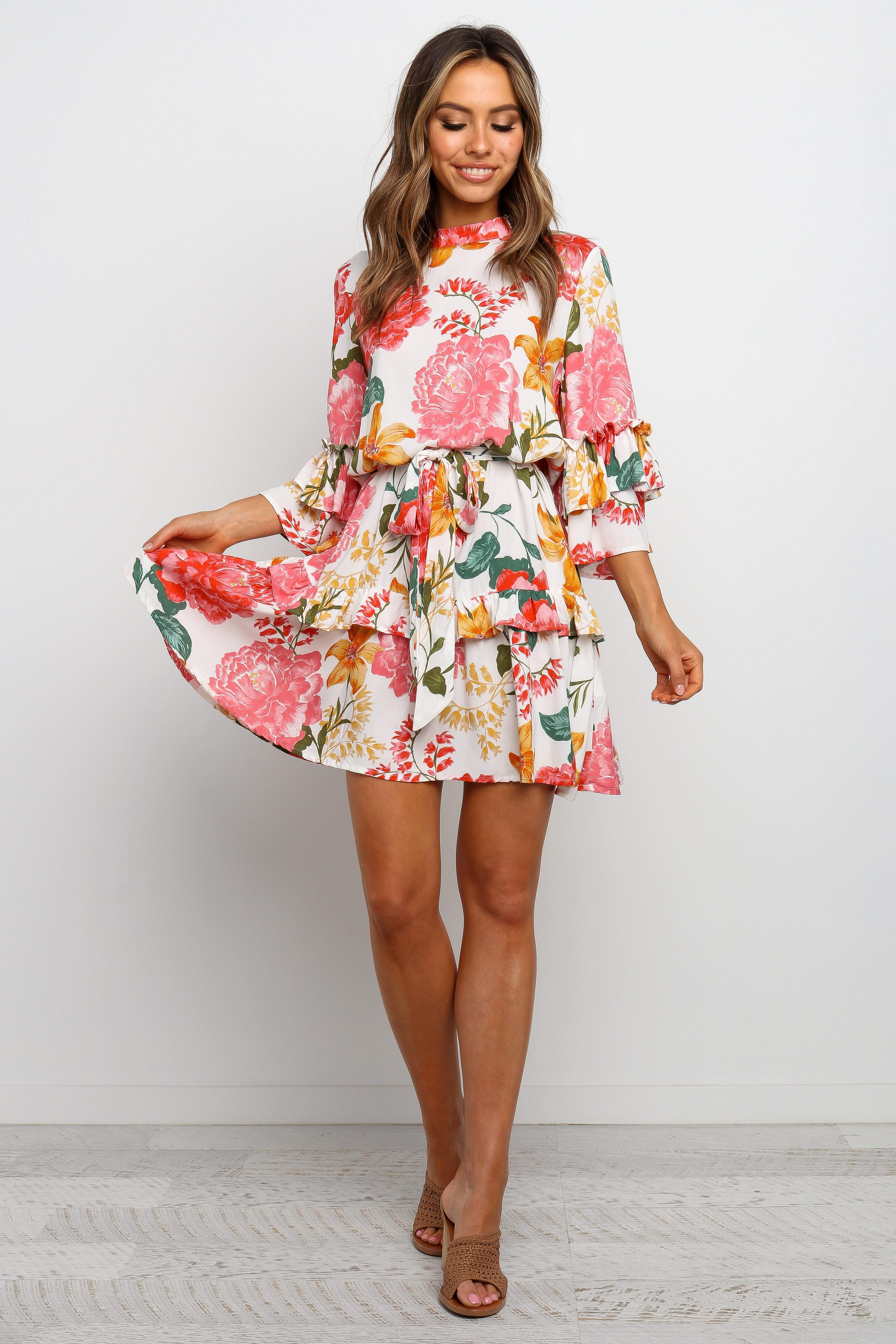 Peta Dress - White - Image 3