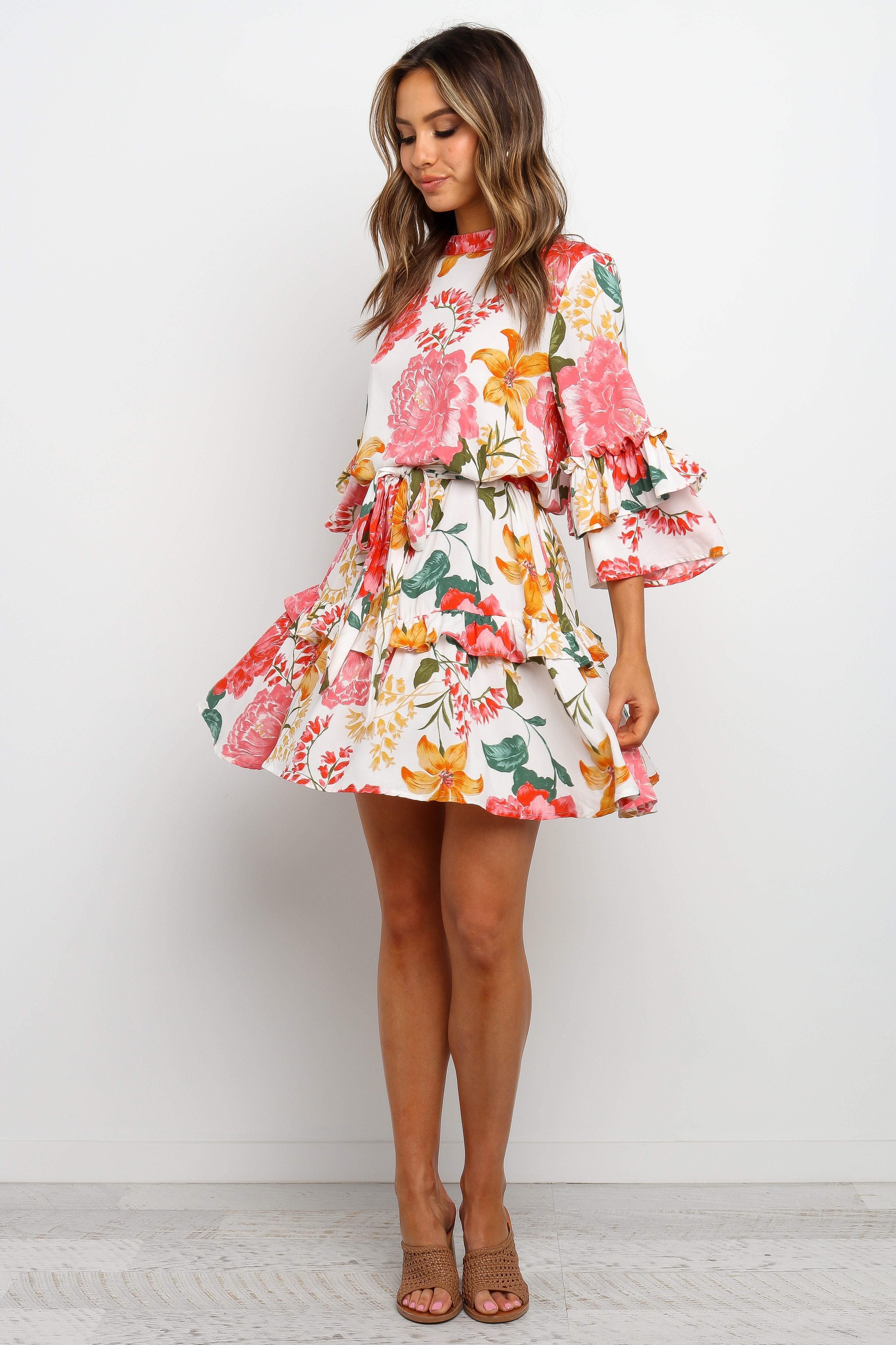 Peta Dress - White - Image 4