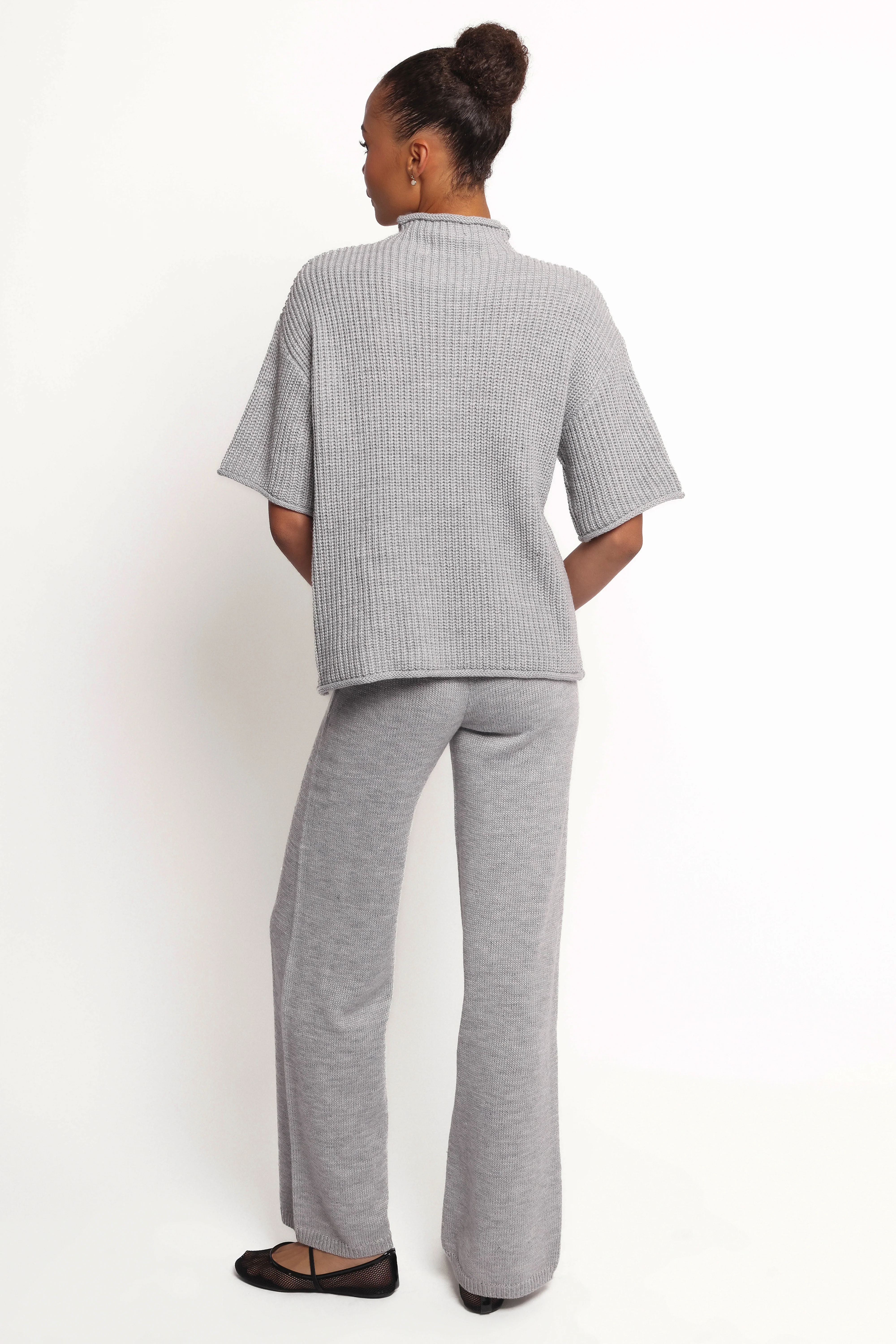 Remii Knit Pant Set - Grey - Image 4