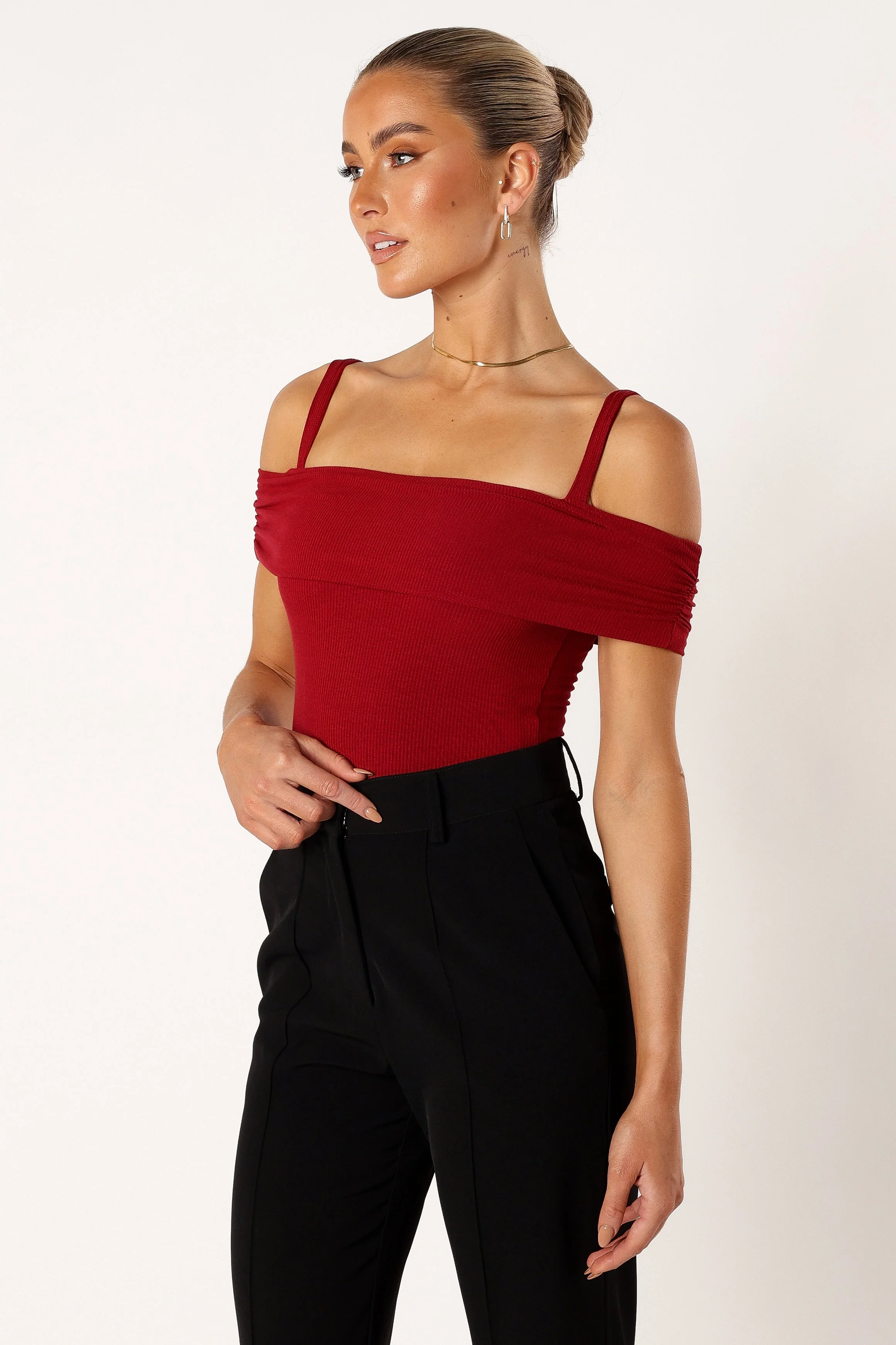 Ryder Bodysuit - Wine - Image 3