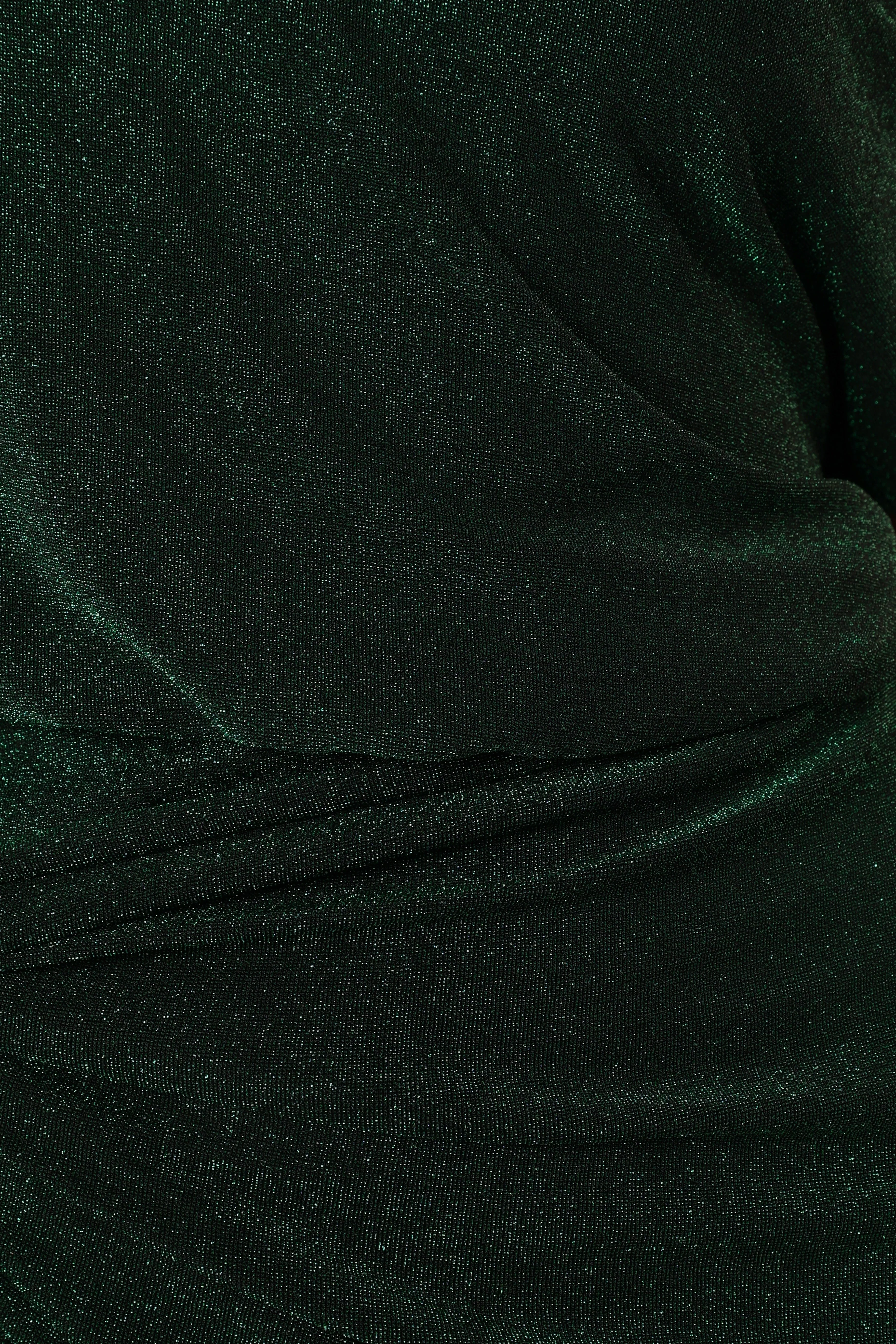 Santiago Off Shoulder Midi Dress - Emerald - Image 5