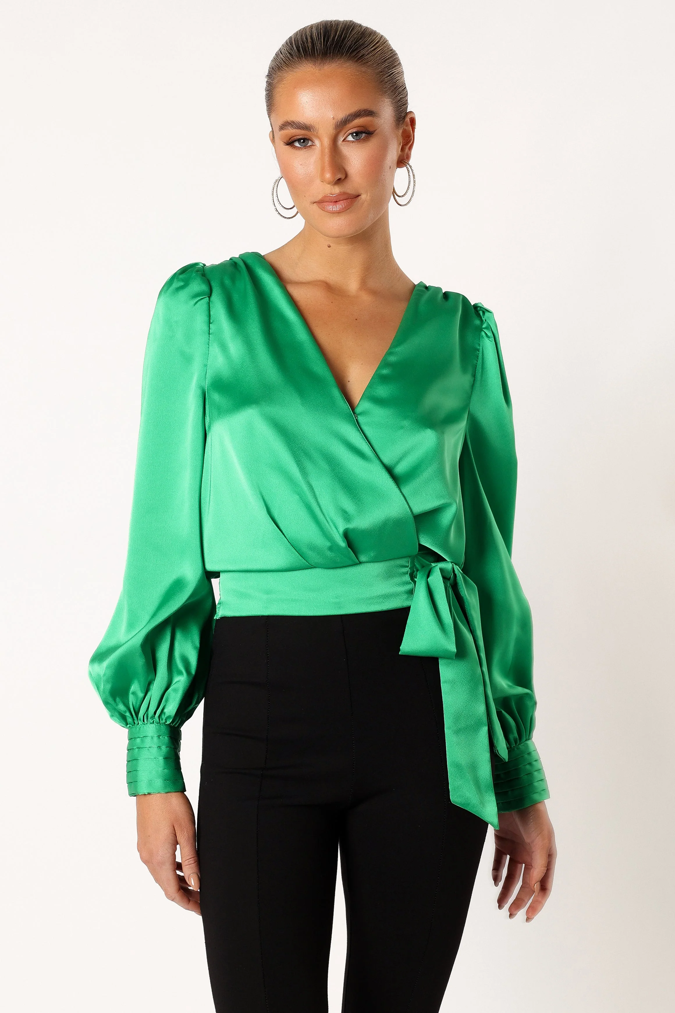 Tiarne Long Sleeve Top - Green - Image 5