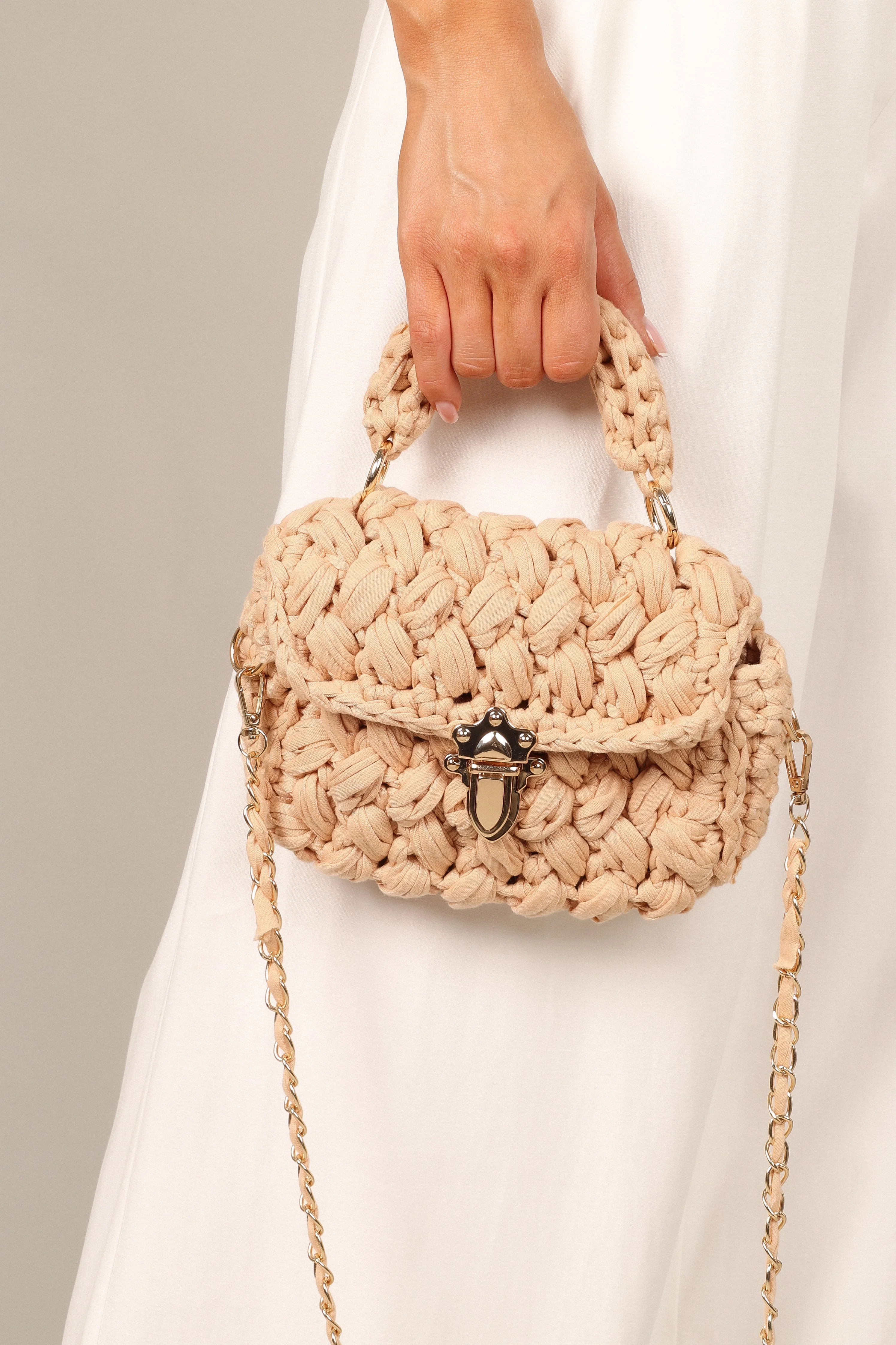 Veve Hand Woven Bag - Natural - Image 3