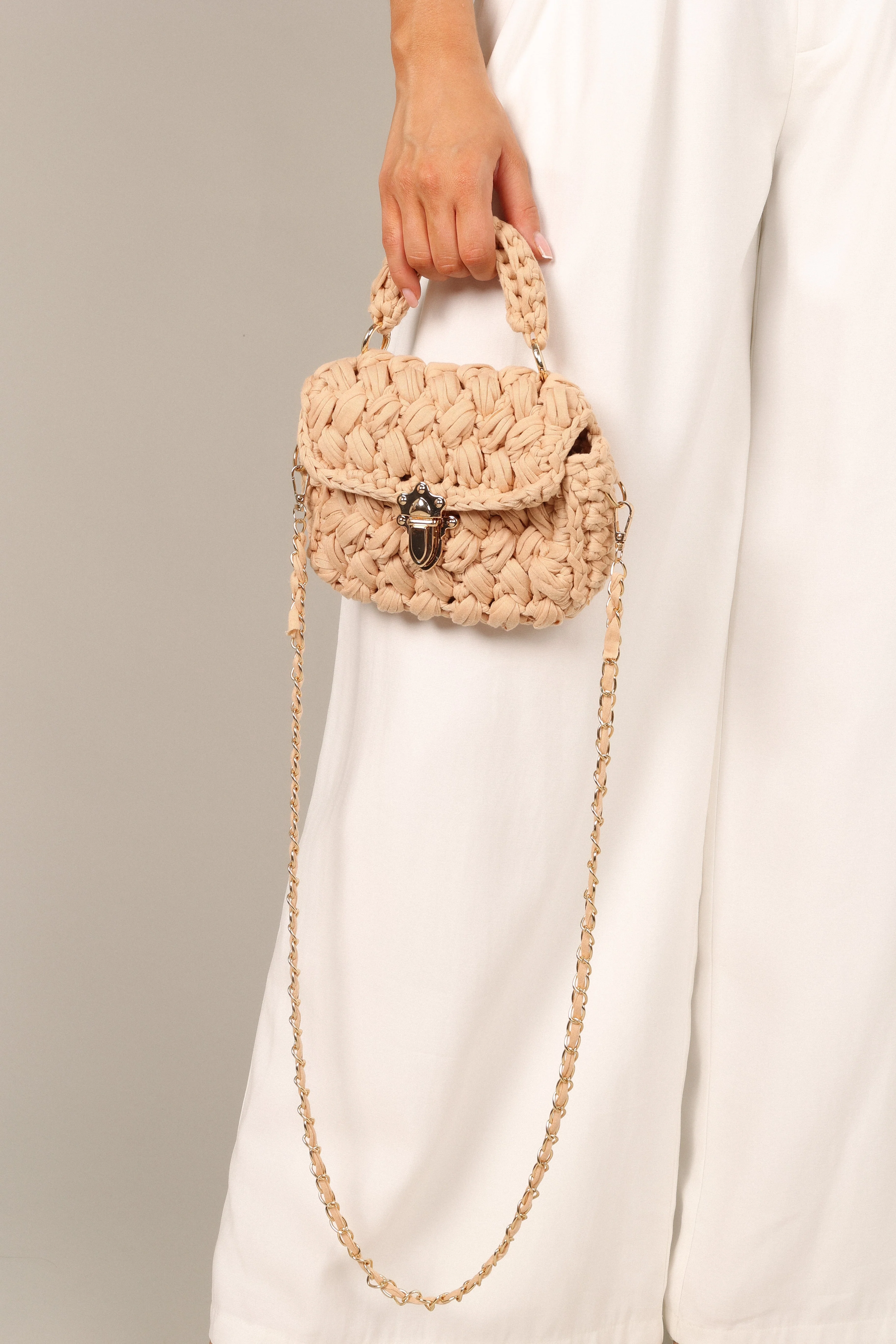 Veve Hand Woven Bag - Natural - Image 4