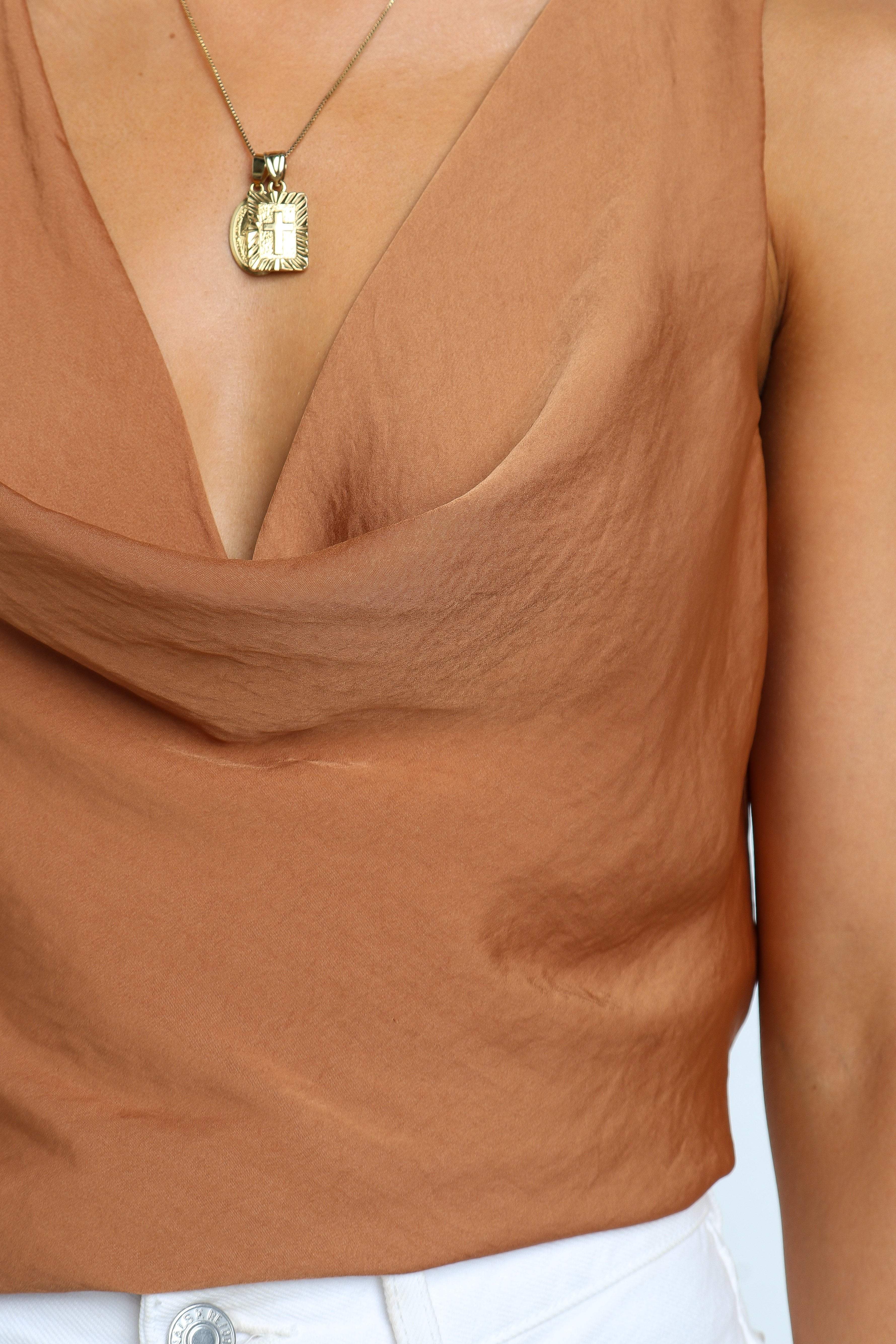 Vinita Top - Rust - Image 8