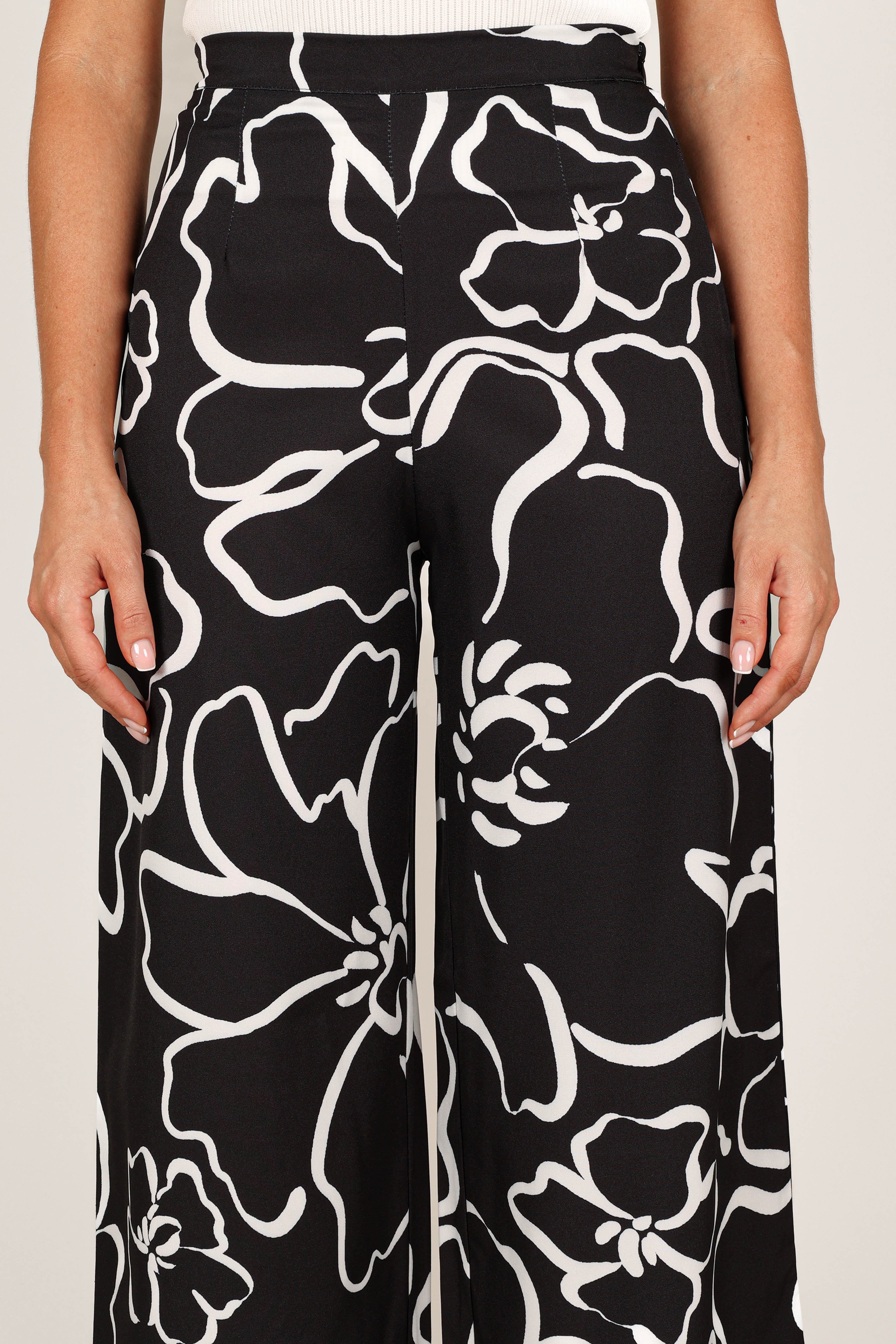 York Pant - White Black Floral - Image 4