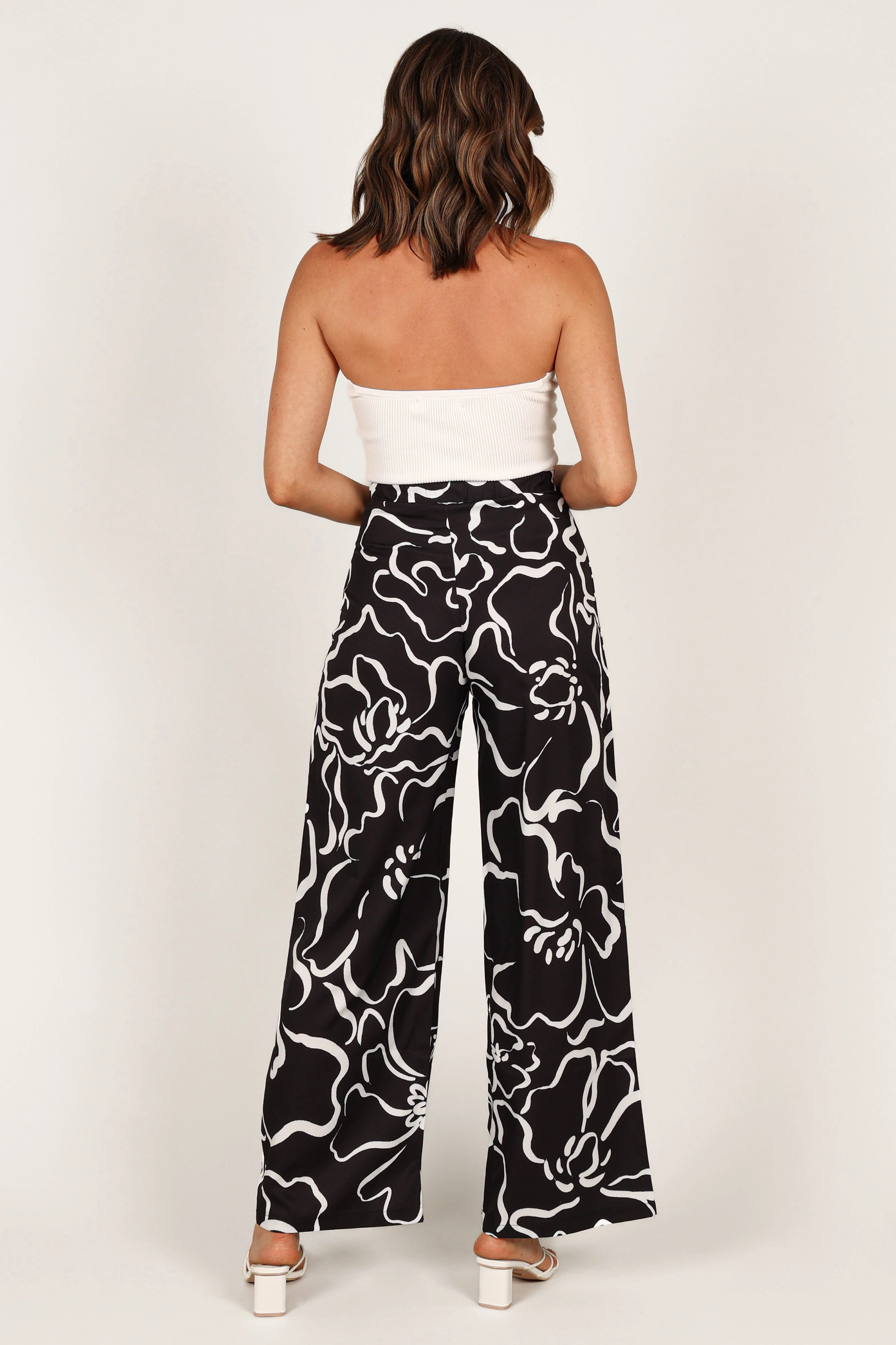 York Pant - White Black Floral - Image 7